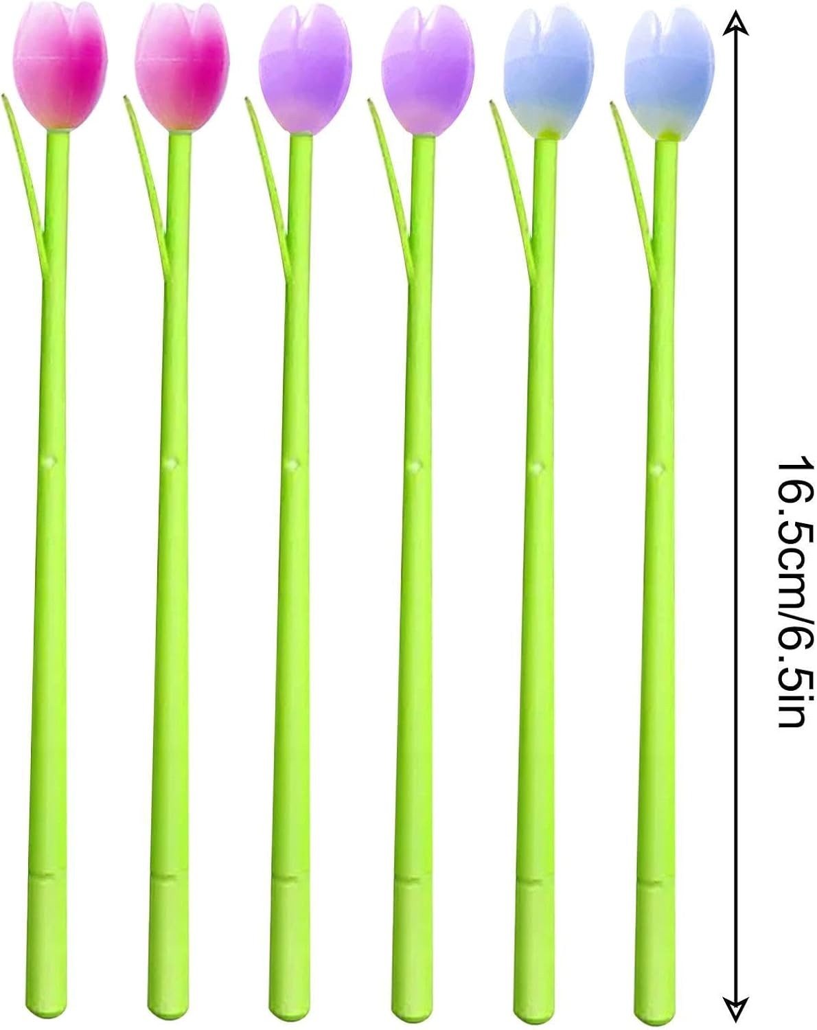 Ballpoint Pens | 6Pcs Ballpoint Pens Creative Gel Ink Rollerball Pen | 0.5Mm Rollerball Pens for School Home Office Stationery Store Kids Girls image number 5