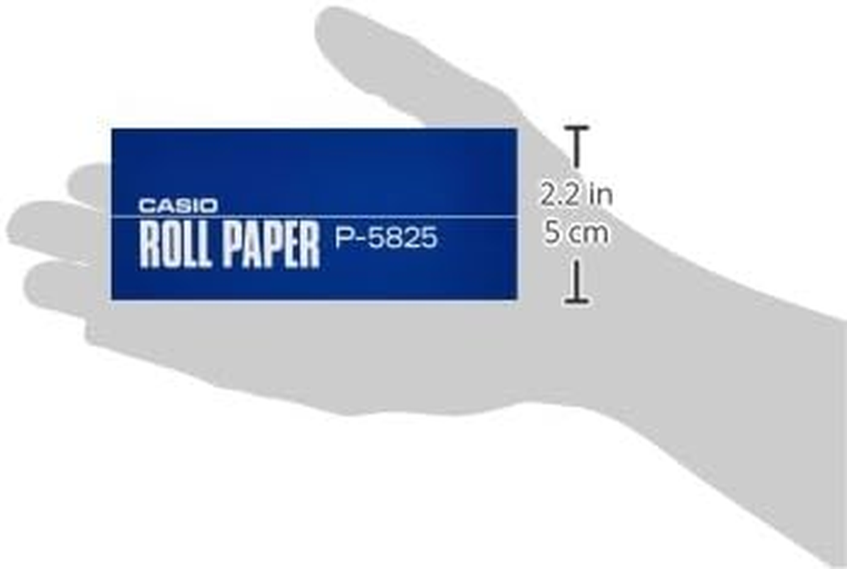 Casio P-5825-E Paper Calculator Internal Paper Roll Suitable for HR-8TEC and HR-8RCE Printing Calculator image number 3