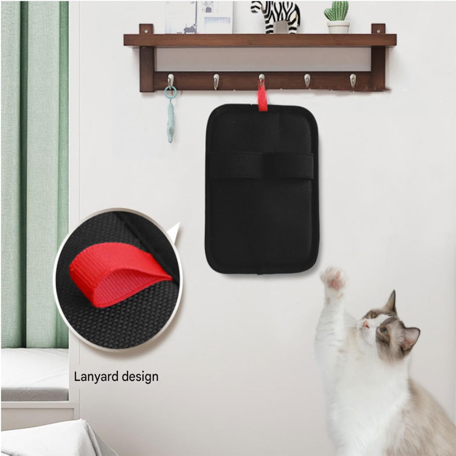 Roczential Reusable Pet Hair Removal Gloves (2Pcs) - Electrostatic Dog & Cat Grooming Gloves for Furniture, Couch, Carpet, Car Seat - Upgraded Animal Fur Remover Tool for Shedding Control image number 3