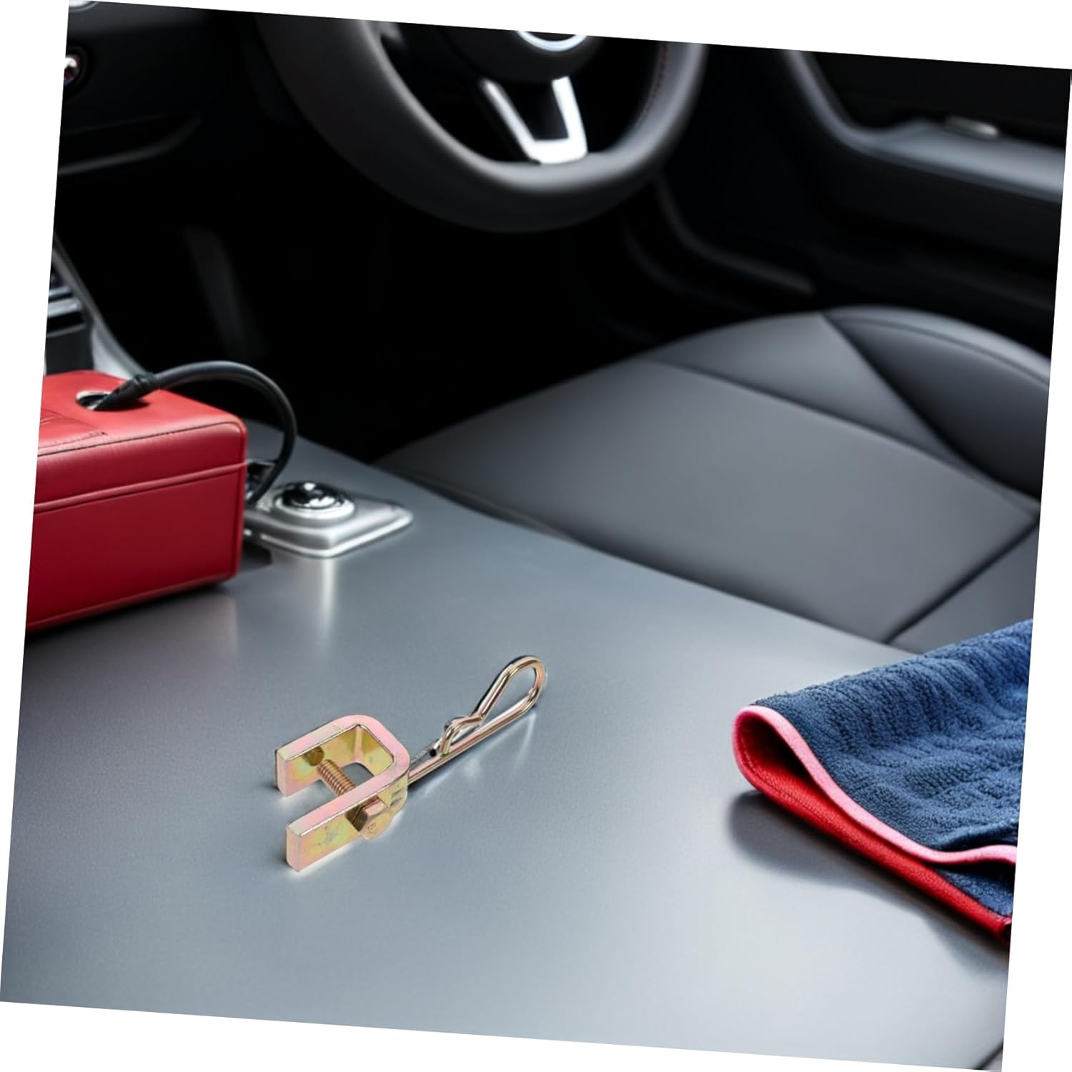 CHILDWEET 10Pcs Tire Valve Extension Clip Dual Inflation Tube Extenders Fasteners for Car Truck Automotive Suvs Tire Valve Extender Adapter Clips image number 5