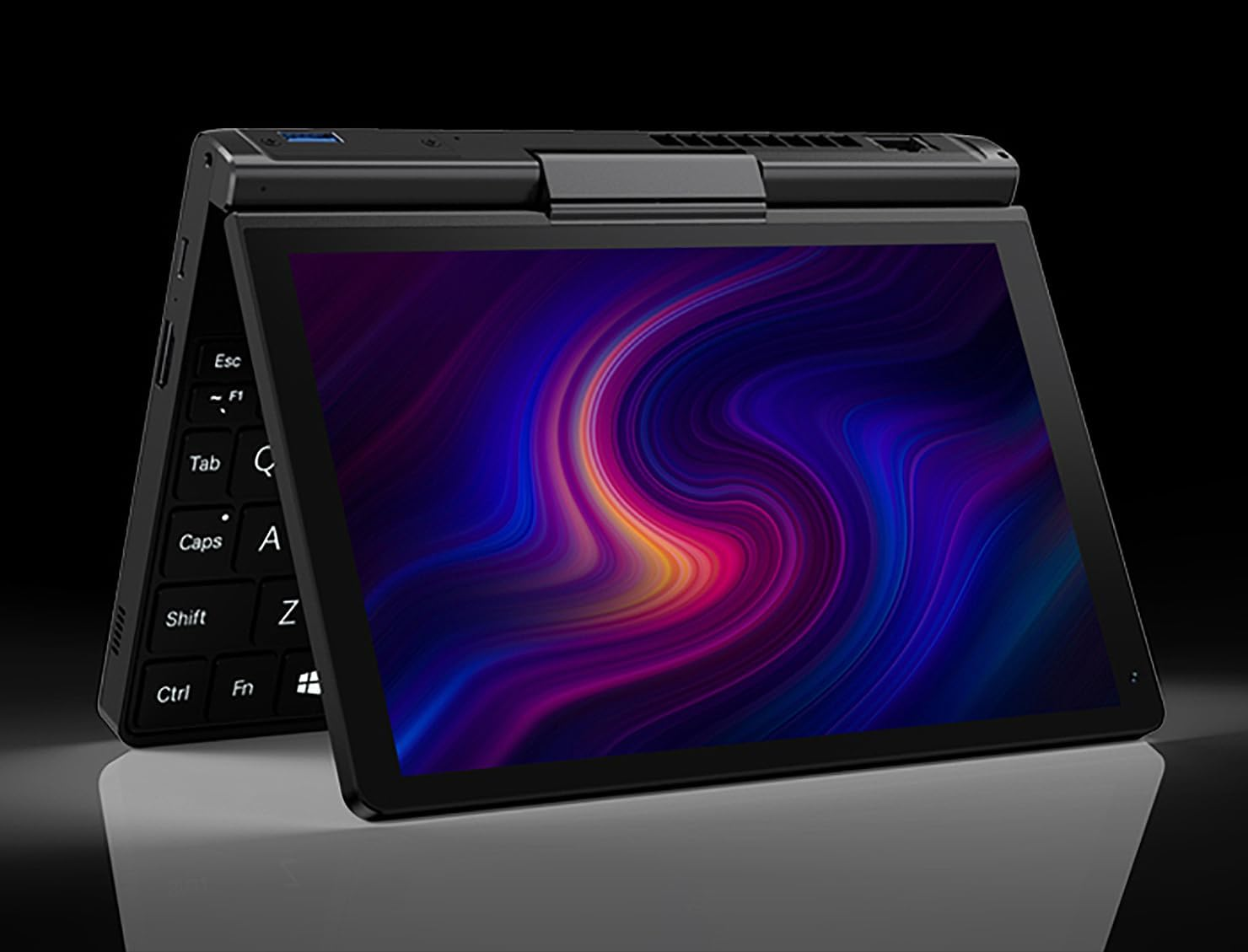 GPD Pocket 3 Mini Laptop 8" Touch Screen Aluminum Shell UMPC Win 11 Home OS Pentium Gold 7505 16GB/512GB (Amber Black) image number 3