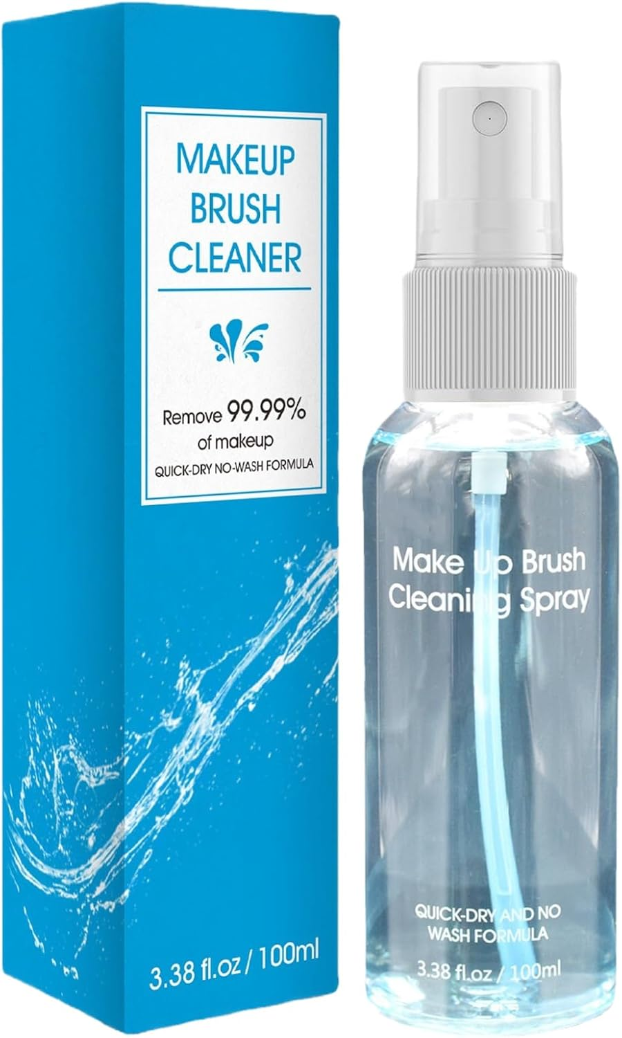 Cosmetic Brush Cleaner Solution,100Ml Deep Cleaning Spray | Gentle Makeup Remover, Makeup Brush Cleaner Spray for Beauty Sponge, Powder Puff image number 5