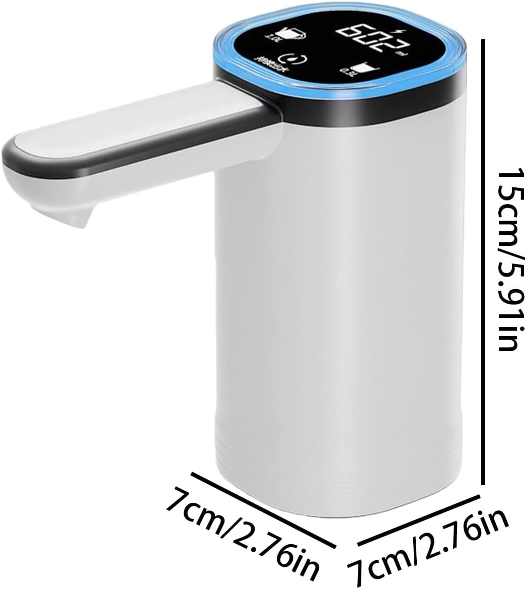 Jvjggag Electric Water Pump - Electric Automatic Touchscreen Home Supplies,Water Bottle Dispenser - for Home Kitchen Camping Picnic Outdoor Tent Countertop RV Offices Dormitory image number 1