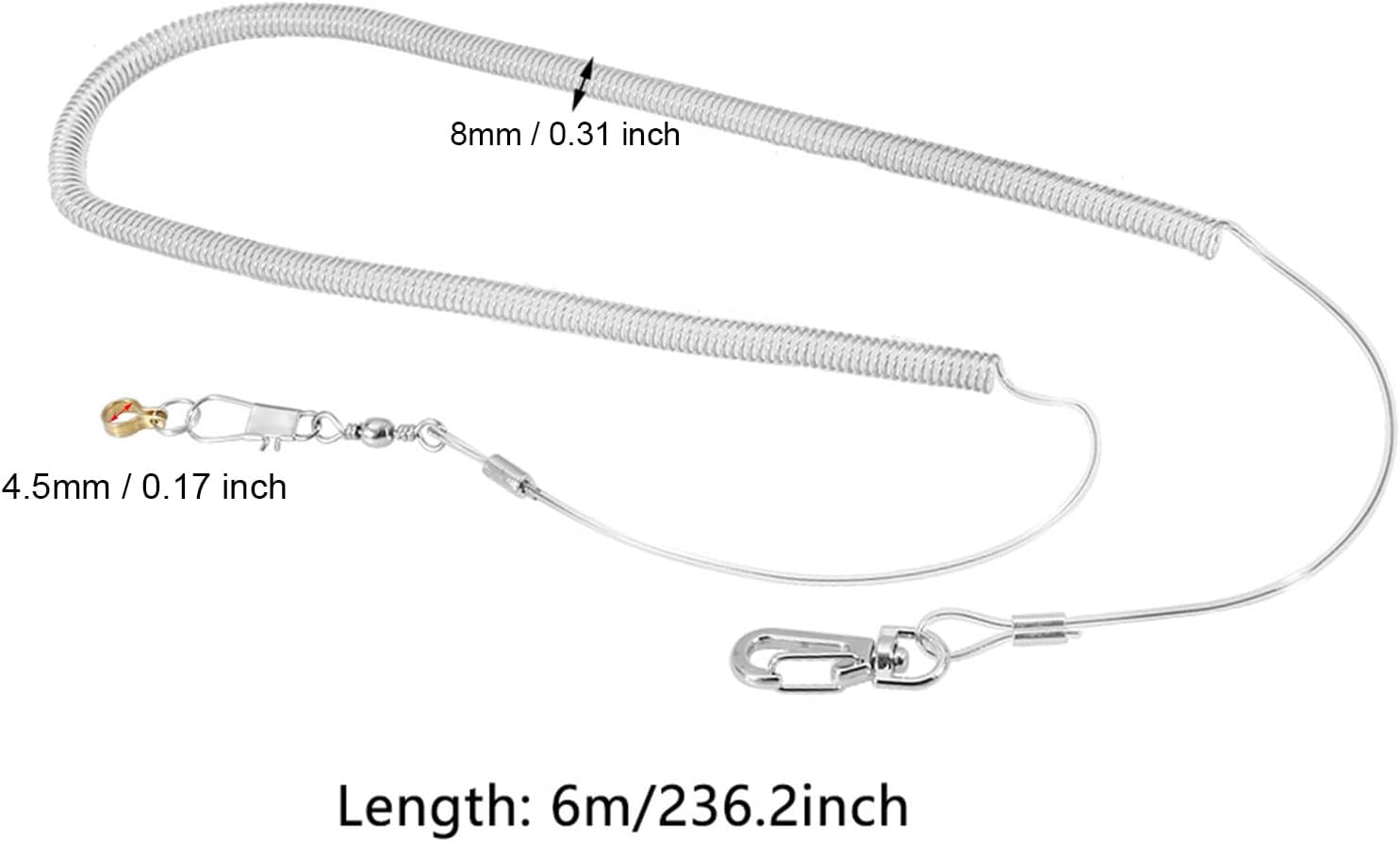 AYNEFY Parrot Bird Harness Leash, 6M Parrot Bird Anti-Bite Flight Training Leash Kits for Cockatiels, Macaws, African Greys, Parakeets, Birds, Random Colour (8.5Mm+6M Flying Rope) image number 6