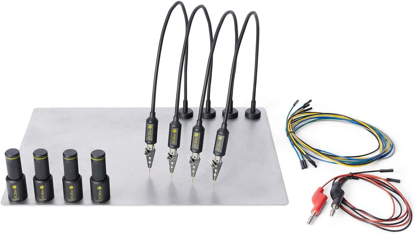 Kit with 4X SP10 Probes and Test Wires | Third Hand Tool | Rework Station | Helping Hands Soldering | Circuit Board Soldering Kit image number 4