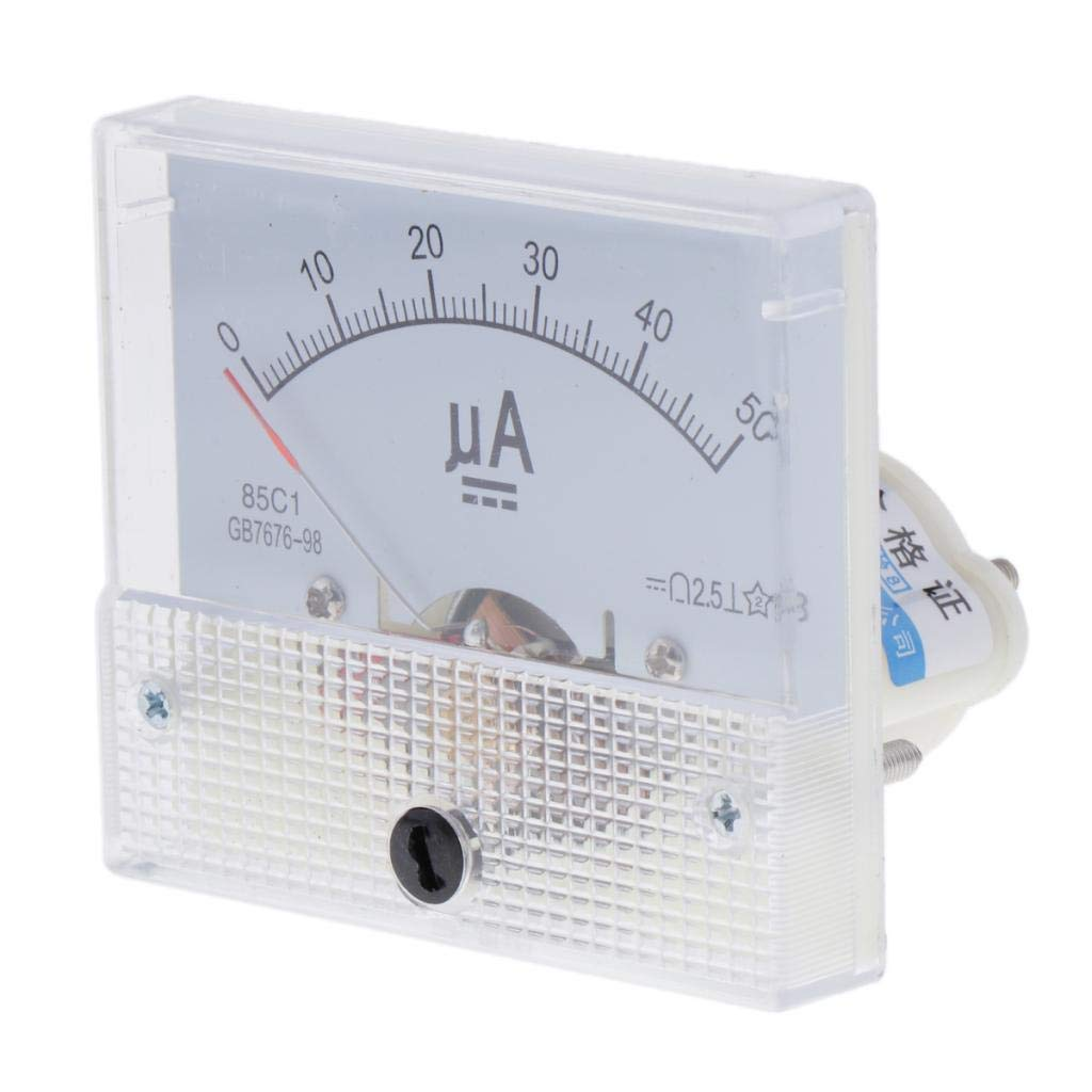 Accurate 85C1-Ua Panel DC Ampere Tester Current Measuring Tools 0-50Ua, White image number 2