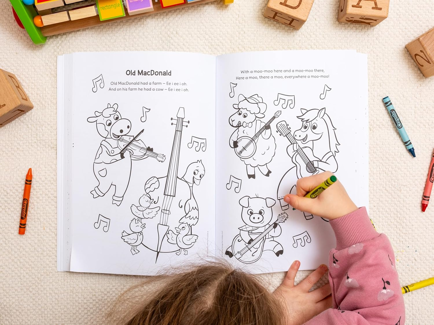 Ms Rachel: My First Colouring Book: (Books by Ms Rachel) image number 1