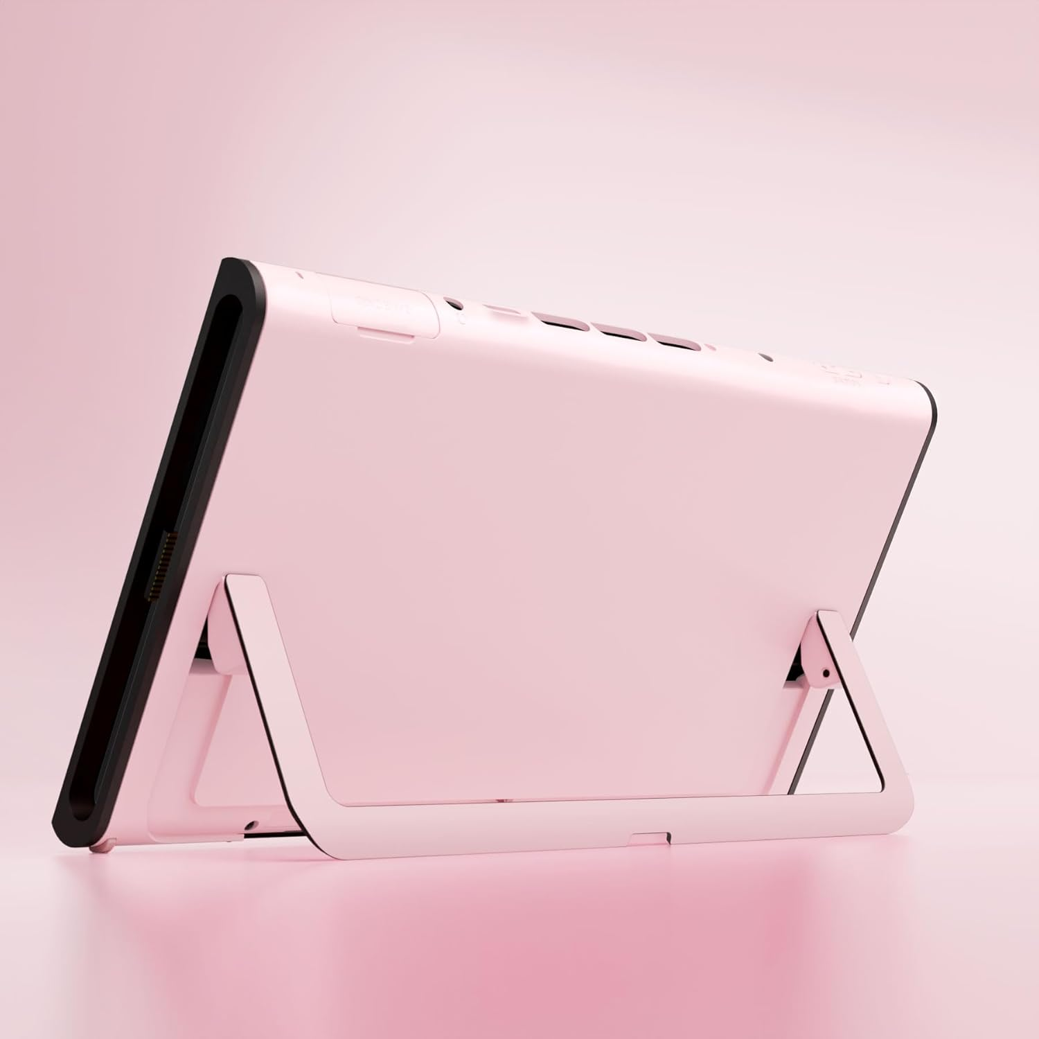 Extremerate Replacement DIY Rear Back Plate for Nintendo Switch 2 Handheld Console, Custom Housing Cover Shell Case for Switch 2 (Without Kickstand) - Cherry Blossoms Pink - Matcha Green image number 3