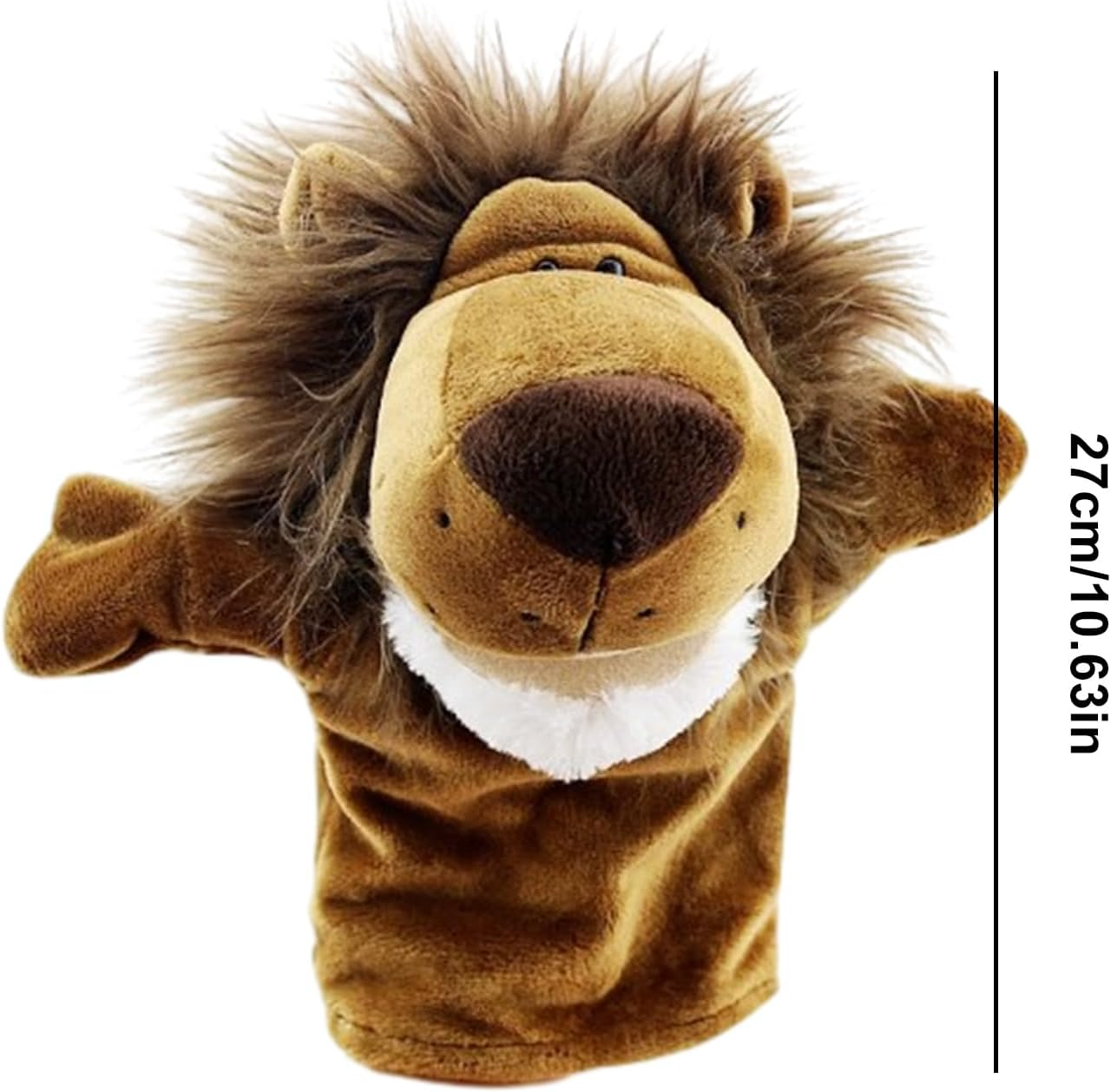 Animal Hand Puppets - Soft Plush Puppets,Adorable Funny Creative Washable Interactive Soft Animal Puppets with Working Mouth for Telling Story Teaching Role Puchen image number 6