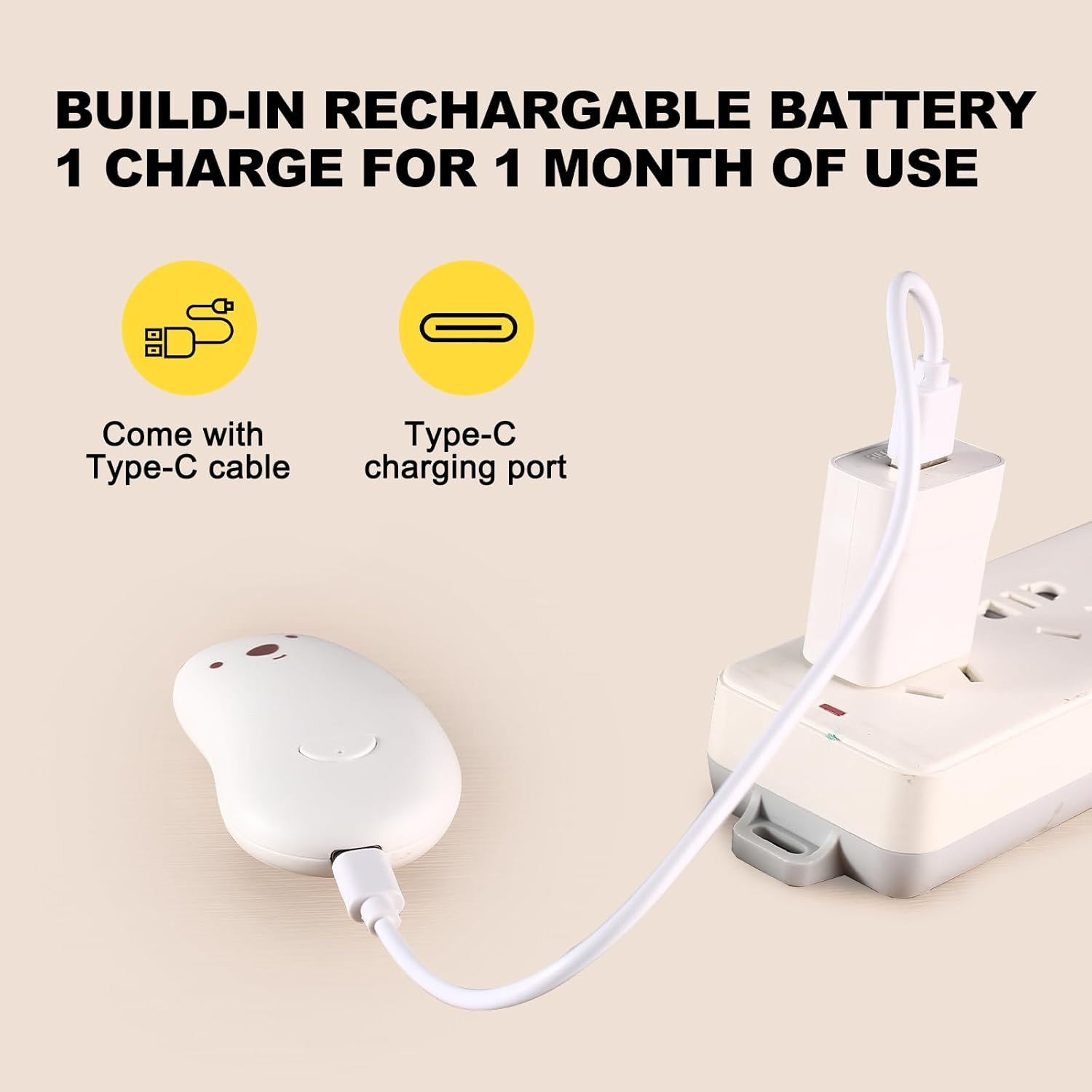 Baby Nail File Electric, Gentle Rechargeable Nail Trimmer, Baby Nail Clippers Grooming Kit Manicure Set for Infant Toddler or Adults, 6 Grinding Head Replacement Pads White