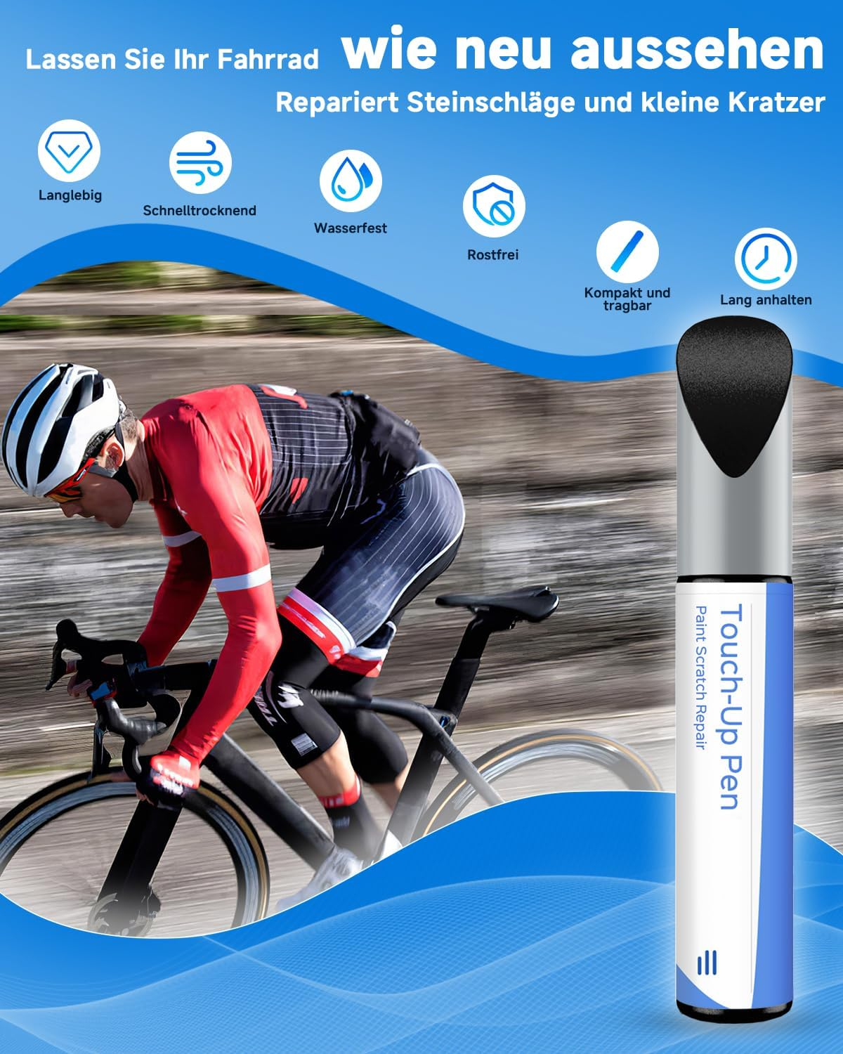 Trek Black Satin Bicycle Paint - Touch up Paint for Trek, Use Paint Pen for Metal and Plastic - High Coverage Bicycle Paint image number 7