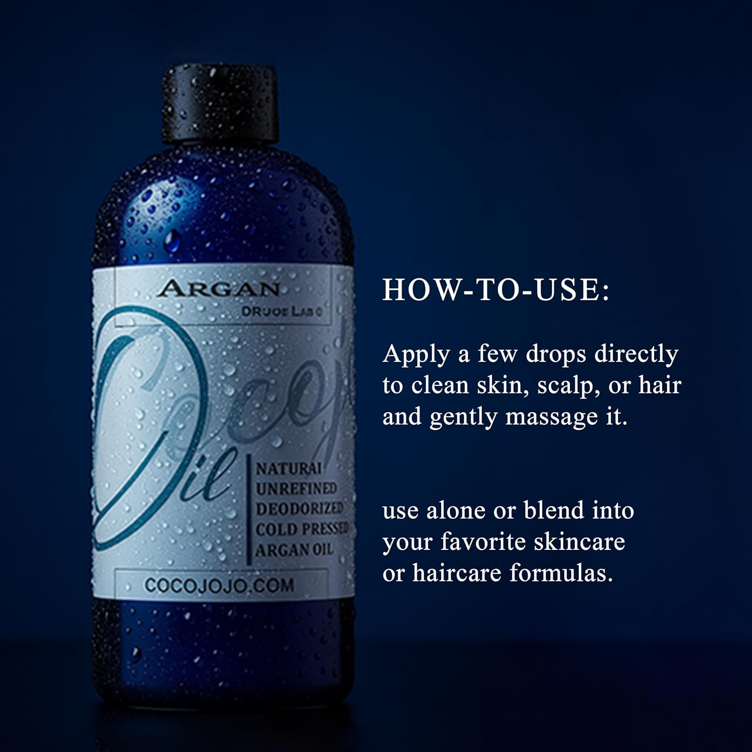 Argan Oil Deodorized (Unscented) 32 Oz ? 100% Pure & Natural Moroccan Argan Oil Filtered to Reduce.