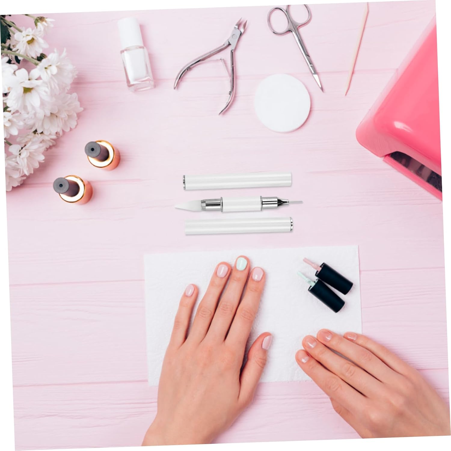 HONITANO Multi-Functional Rhinestone Picker Dotting Pen for Nail Art Gemstone Pen for Easy Rhinestone Placement and Bead Application for Nail Salons and Enthusiasts image number 4