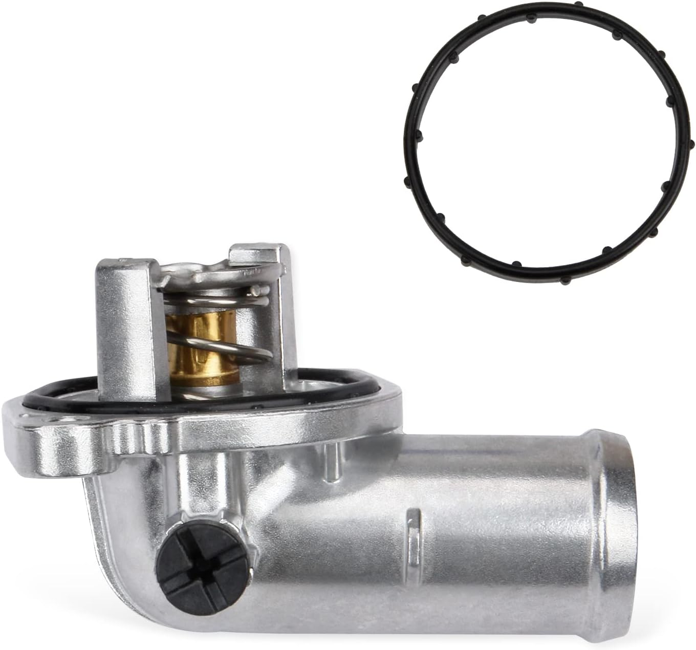 MILIPARTS Upgrade Aluminium Thermostat Housing Assembly Compatible with 2014-2022 RAM 1500 Jeep Grand Cherokee Wrangler Gladiator 3.0L Diese