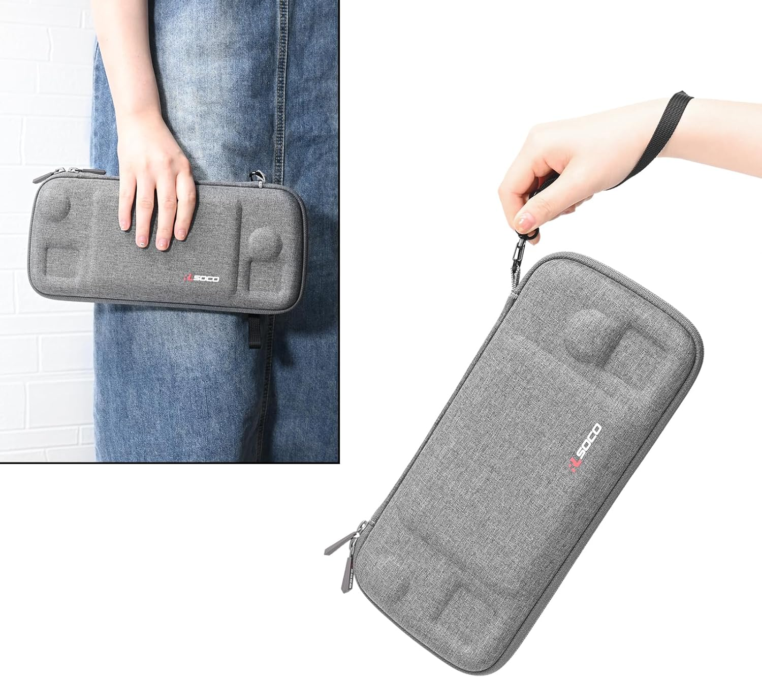 RLSOCO Hard Case for ASUS ROG Ally X Handheld Gaming Device - Grey (Case Only) image number 6