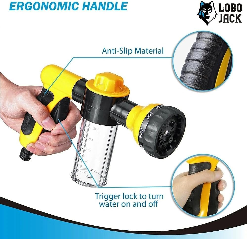 2Pc/Set Pressure Foam Sprayer Gun Set-Color Random