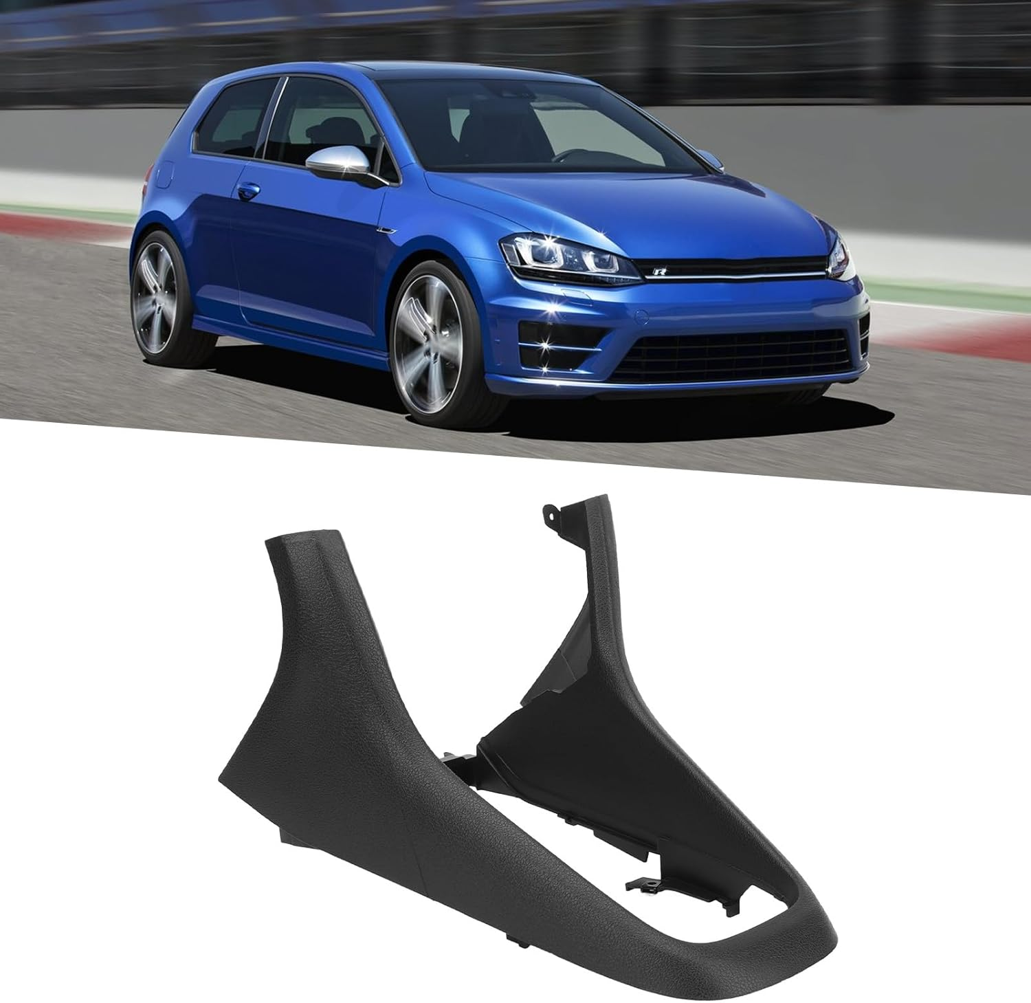 Car Center Console Cover Frame, 5K0863680 Shift Panel Cover Trim Interior Accessories for MK6 2009‑2013, Gear Panel Gear Shift Knob Cover Trims Frame image number 5