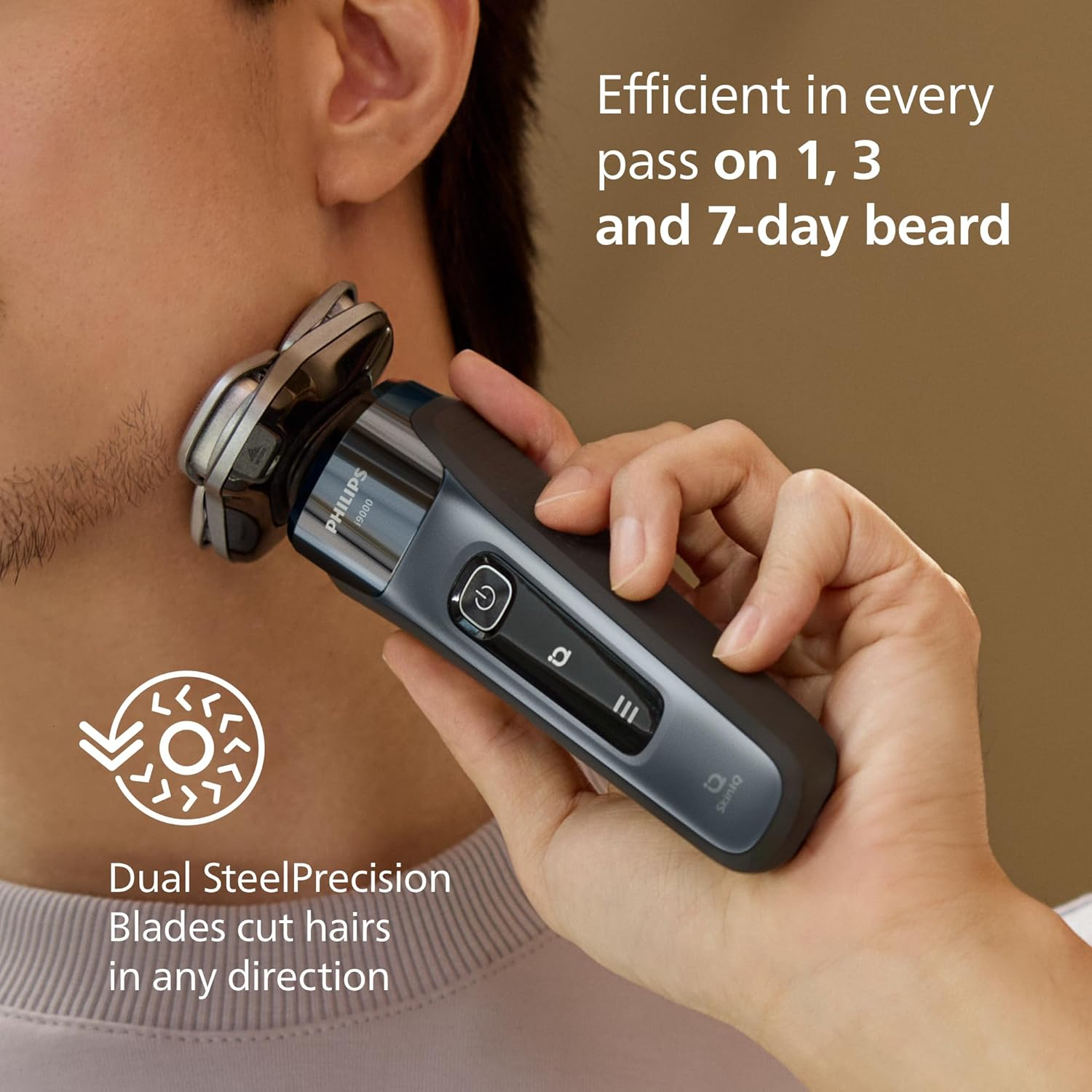 Philips Series I9000 Prestige Electric Shaver(Au Version) with Skiniq, Quick Clean Pod + Travel Case, Pop-Up Trimmer, 360&deg; Flexing Heads, Pressure Guard Sensor, Made in Netherlands, 5 Year Warranty, X9001/20