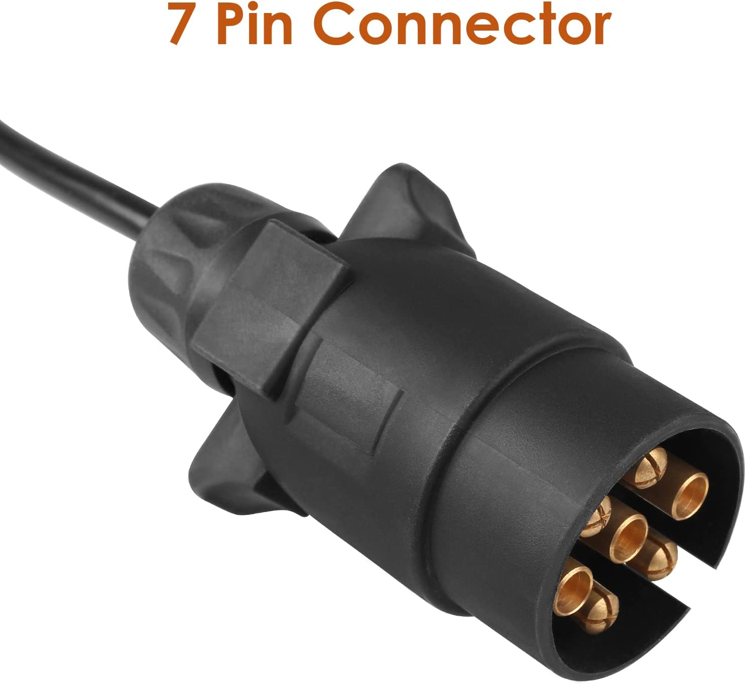 MAMIZO Rear Lights Set for Trailers, Magnetic Installation, 7 M Cable, 7-Pin Plug, 12 V, E Certification, Rear Lights, Trailer Lighting, Rear Lights for Trailers, Trucks, Transporters, Motorhomes, image number 1