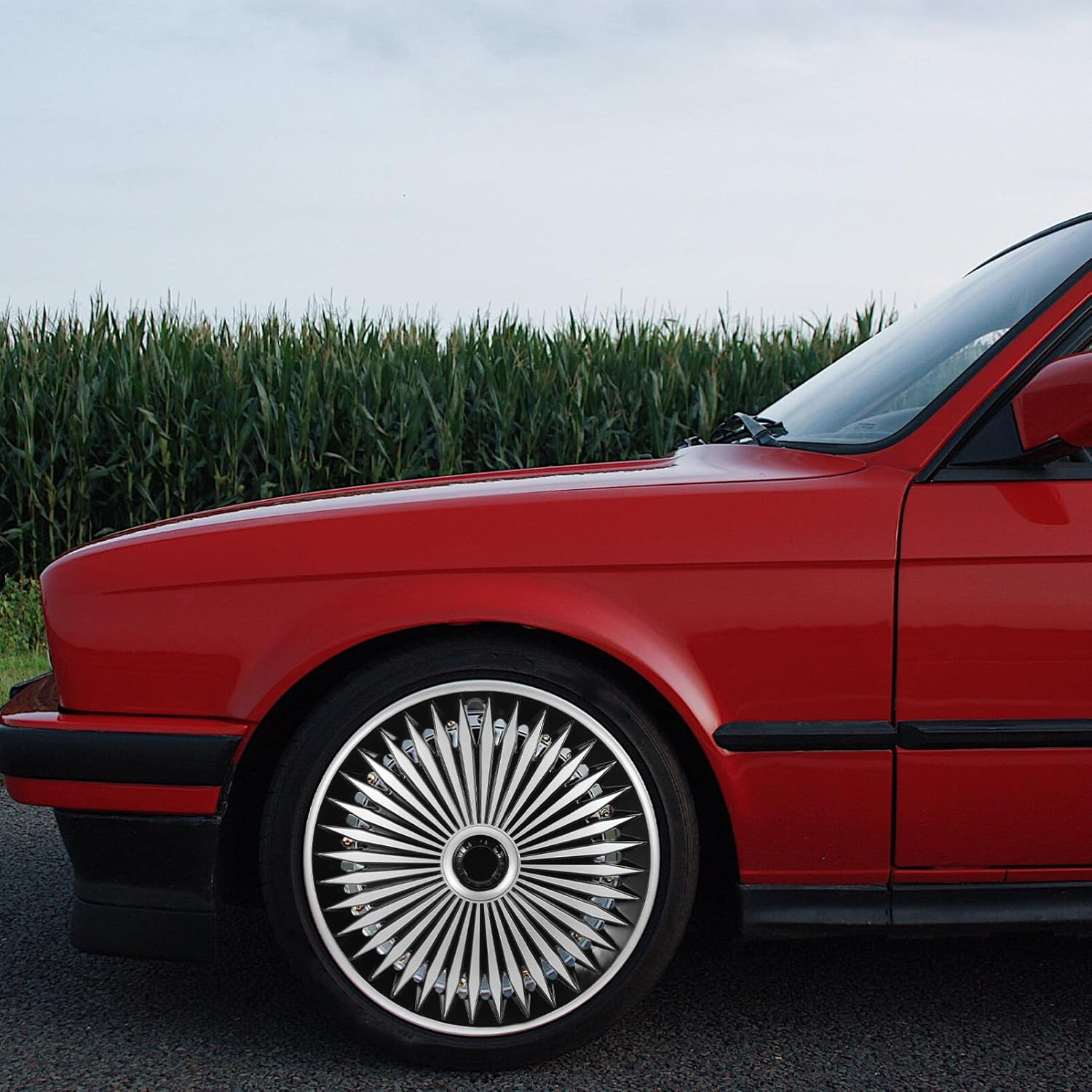 CALLARON Car Automotive Wheel Hub Caps Decorative Hub Covers for Easy Installation Practical Use Enhance Your Car Exterior Appearance image number 2