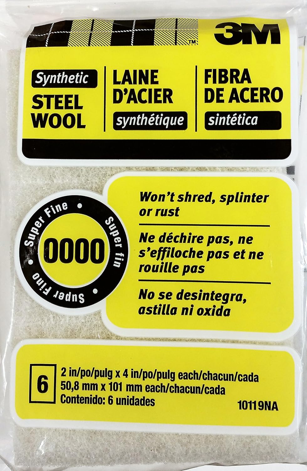 3M 10119NA Synthetic Steel Wool