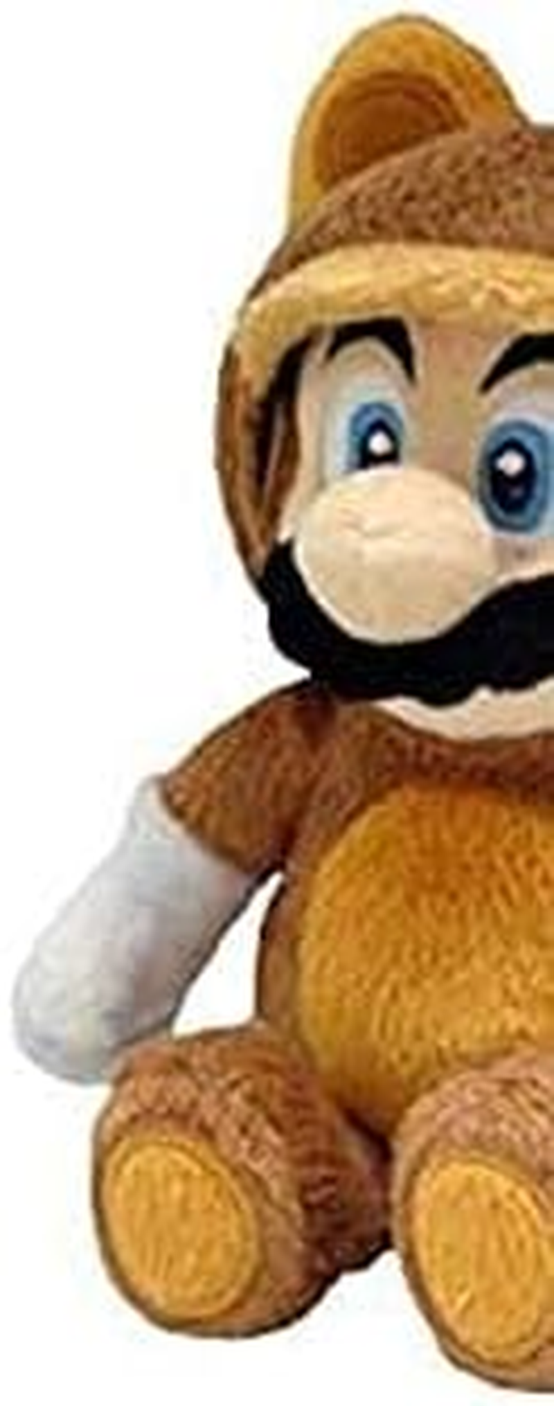 Little Buddy Toys Little Buddy Official Super Mario Plush Raccoon Tanooki Mario, 9-Inch image number 1