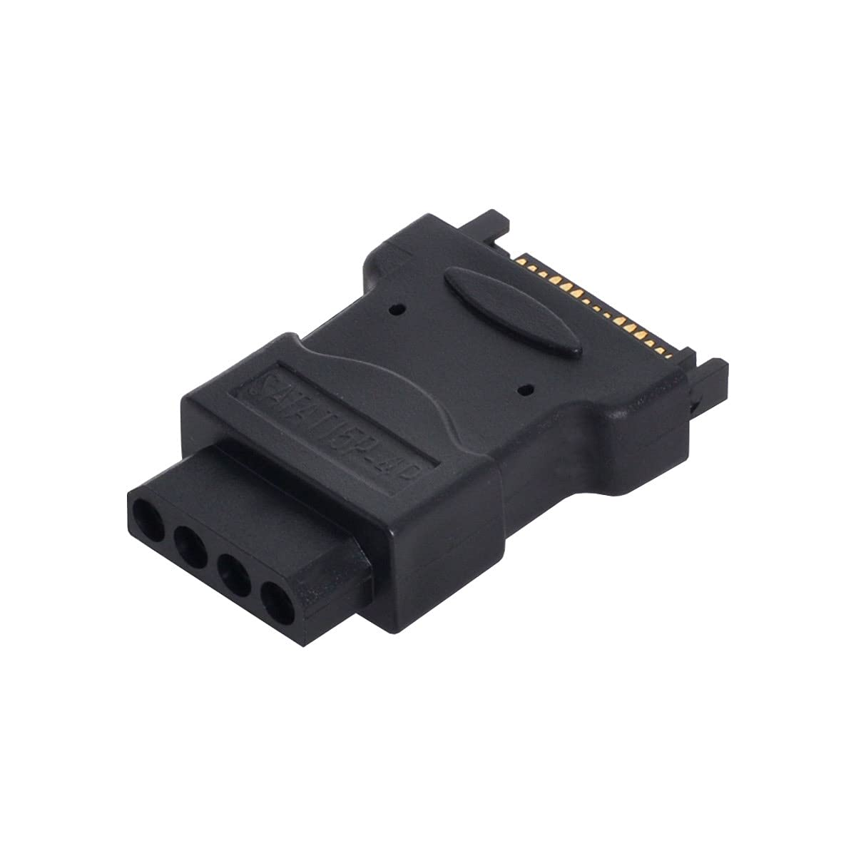 Cablecc 15Pin SATA Male Power Cable to Molex 4-Pin IDE Hard Disk Drive Power Adapter image number 3