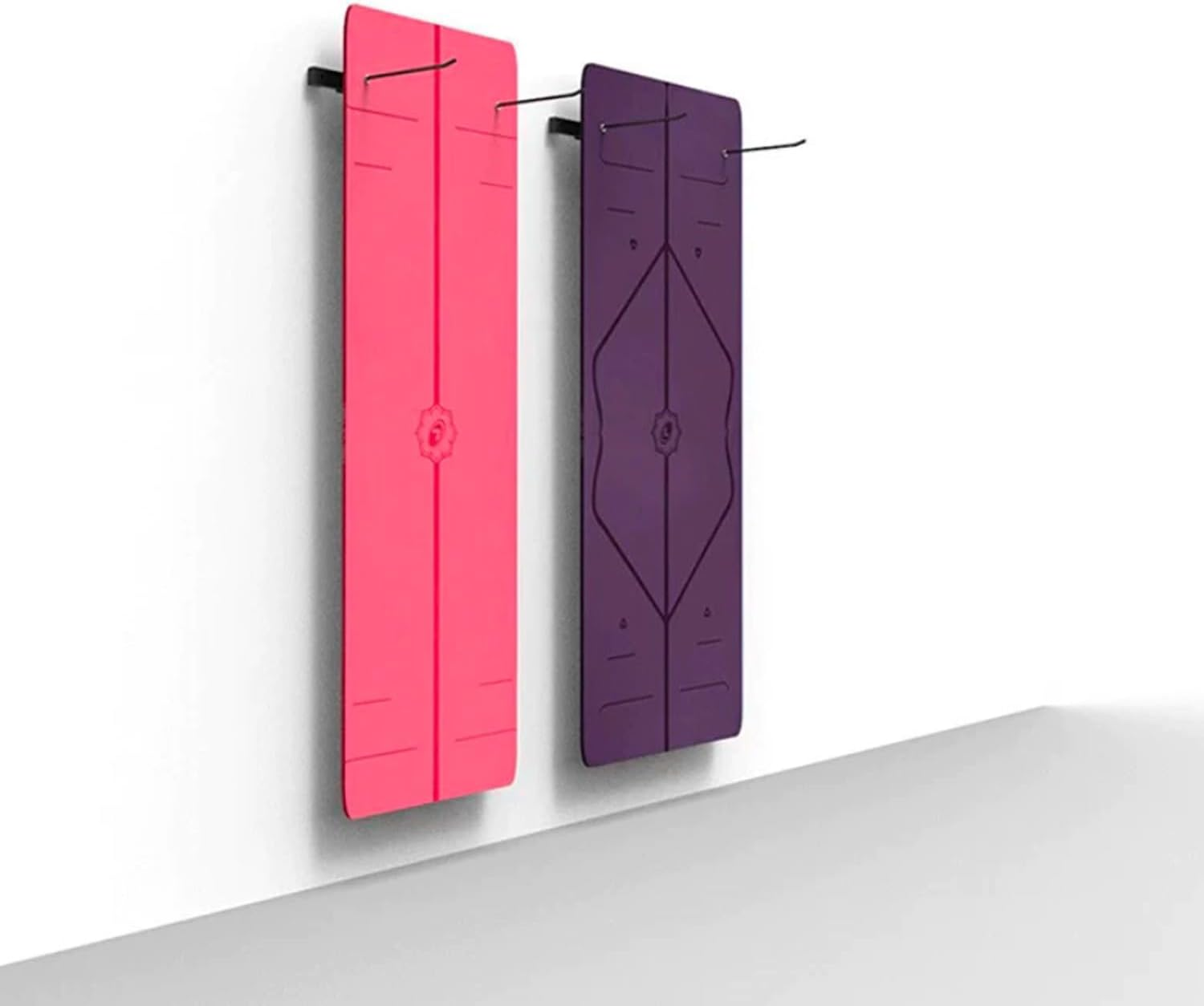 Thick 15Mm Yoga Mat with Hanging Holes,Exercise Mat for Men, Women and Kids, Non-Slip Fitness Workout Mat,Eco Friendly NBR Pilates Mat, Large Home Gym Mat 183 Cm X 66Cm X 1.5Cm image number 2