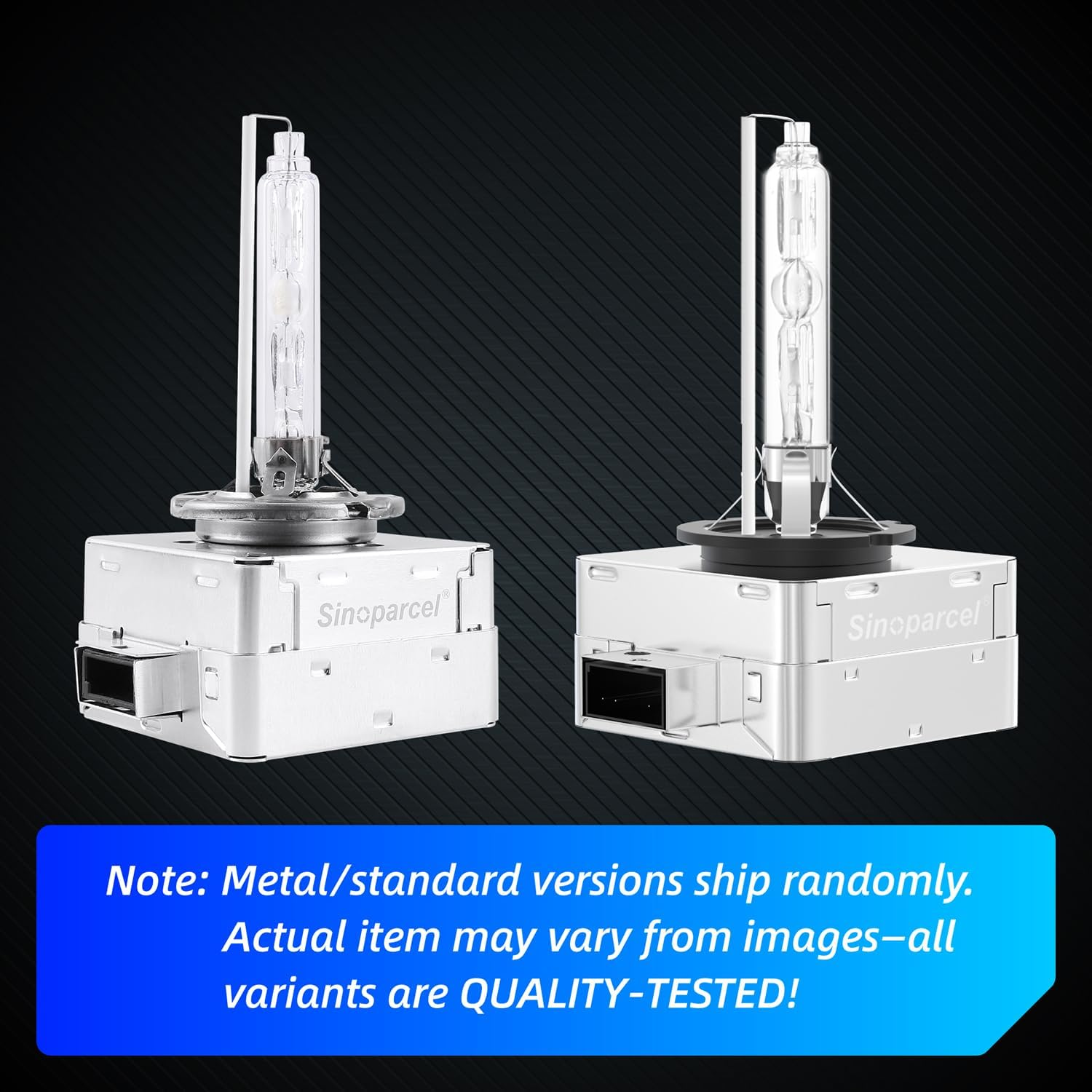 Sinoparcel D1S HID Bulb,6000K 35W, Replacement High Low Beam Headlights Xenon Bulb - Pack of 2