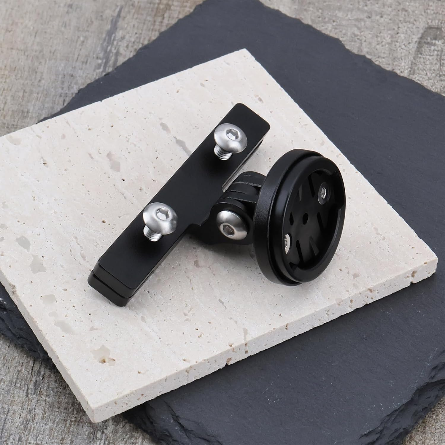 Create Idea 1Pc Bike Light Saddle Mount Aluminum Alloy Adjustable Bike Rear Light Racks Mount Compatible with Garmin Varia RTL515 RTL510 RVR315 Edge Explore (SWAT)