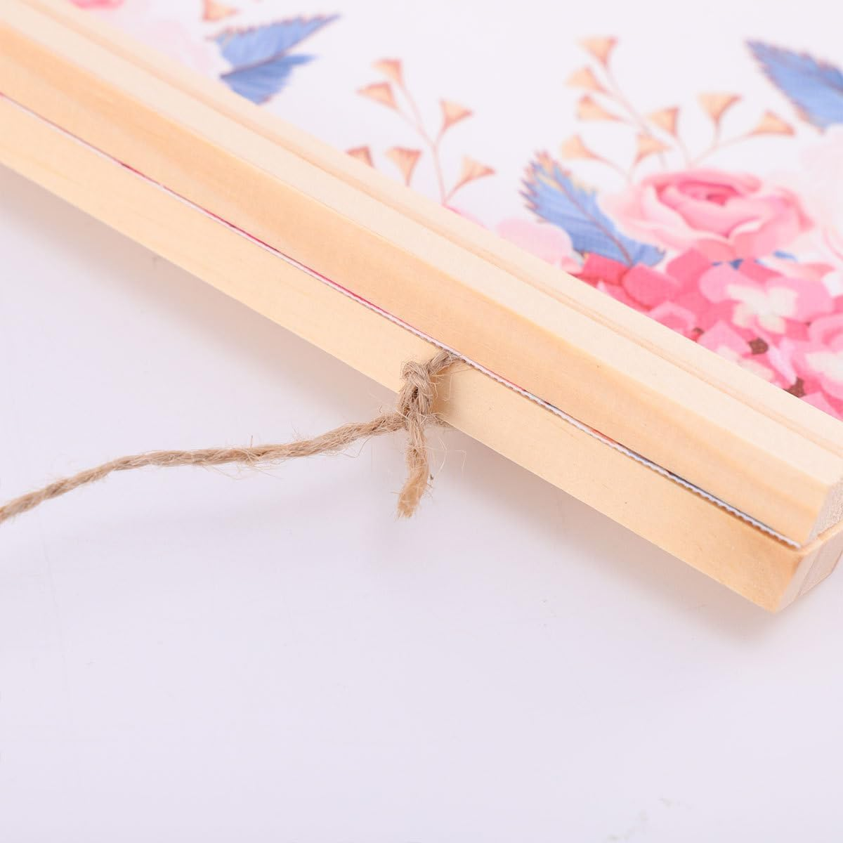 VICASKY Kids Growth Chart Canvas Ruler Rose Flower Design Height Measuring Tape for Children Wall Decoration for Nursery Home Decor image number 2