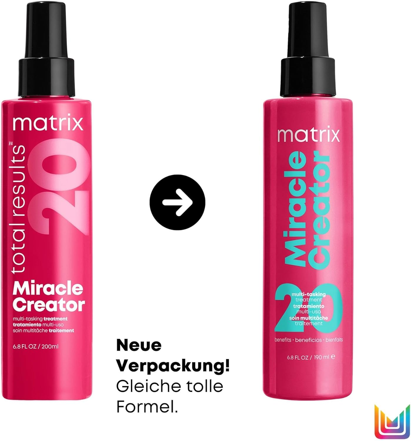 Matrix Leave-In Spray with 20 Nourishing Properties, for All Hair Types, Miracle Creator Spray, 1 X 190 Ml image number 6