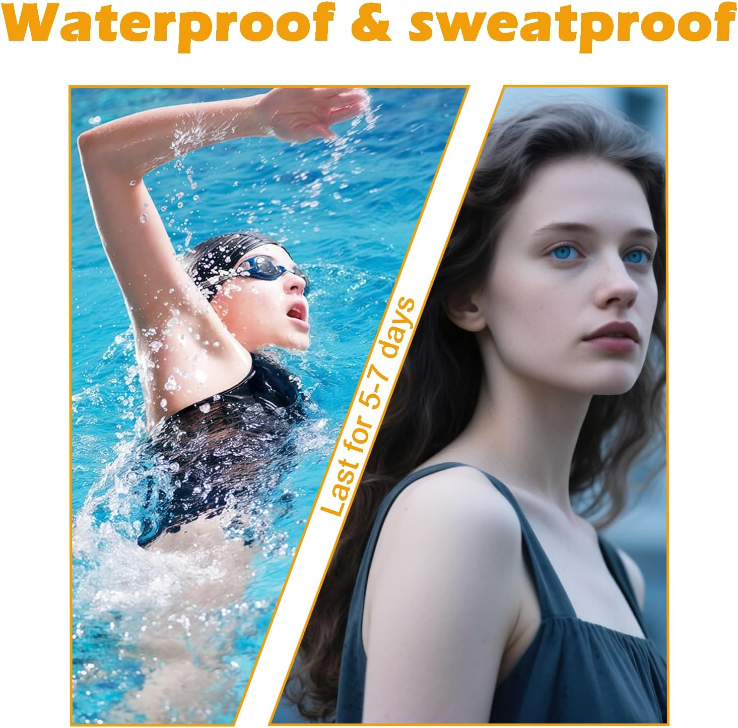 8Pcs Tattoo Cover up Patch, Scar Tape, Invisible Waterproof Body Concealer Makeup Sticker - Natural Looking Cover up Tattoos and Scar, Waterproof Body Concealer image number 5