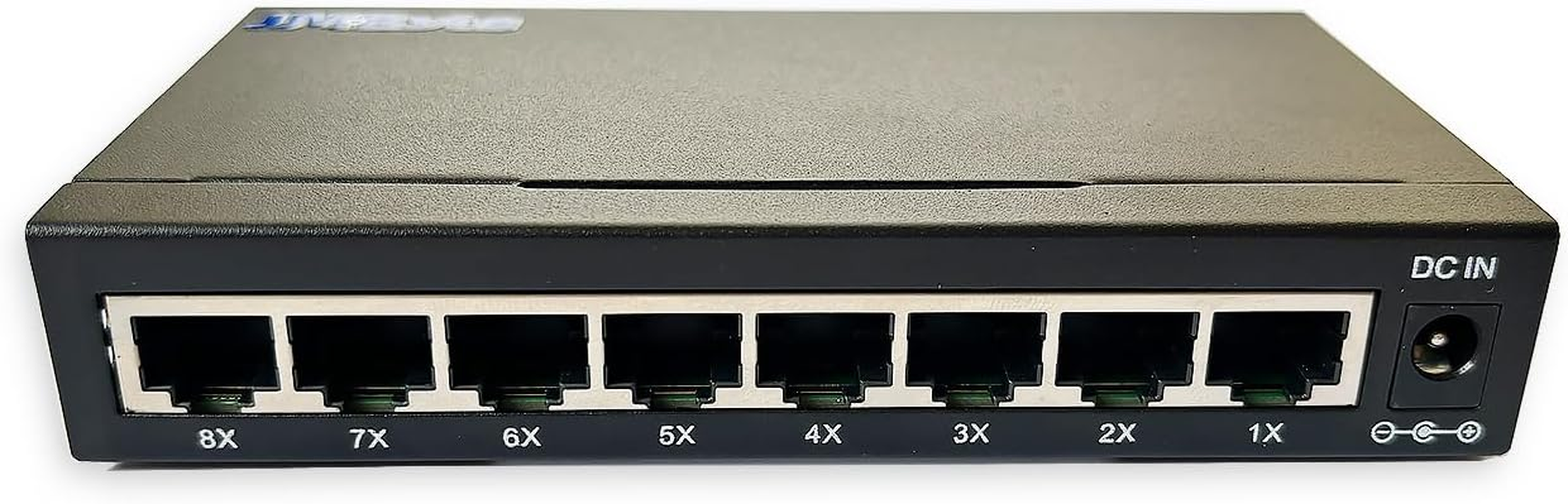 8-Port Gigabit Desktop Ethernet Switch, Unmanaged Network Switch, 8 &times; 10/100/1000Mbps Ports, Auto-Mdi/Mdix, IEEE 802.3X, Plug & Play, No Configuration Required, Metal Case (JM-CN2057-G) image number 2