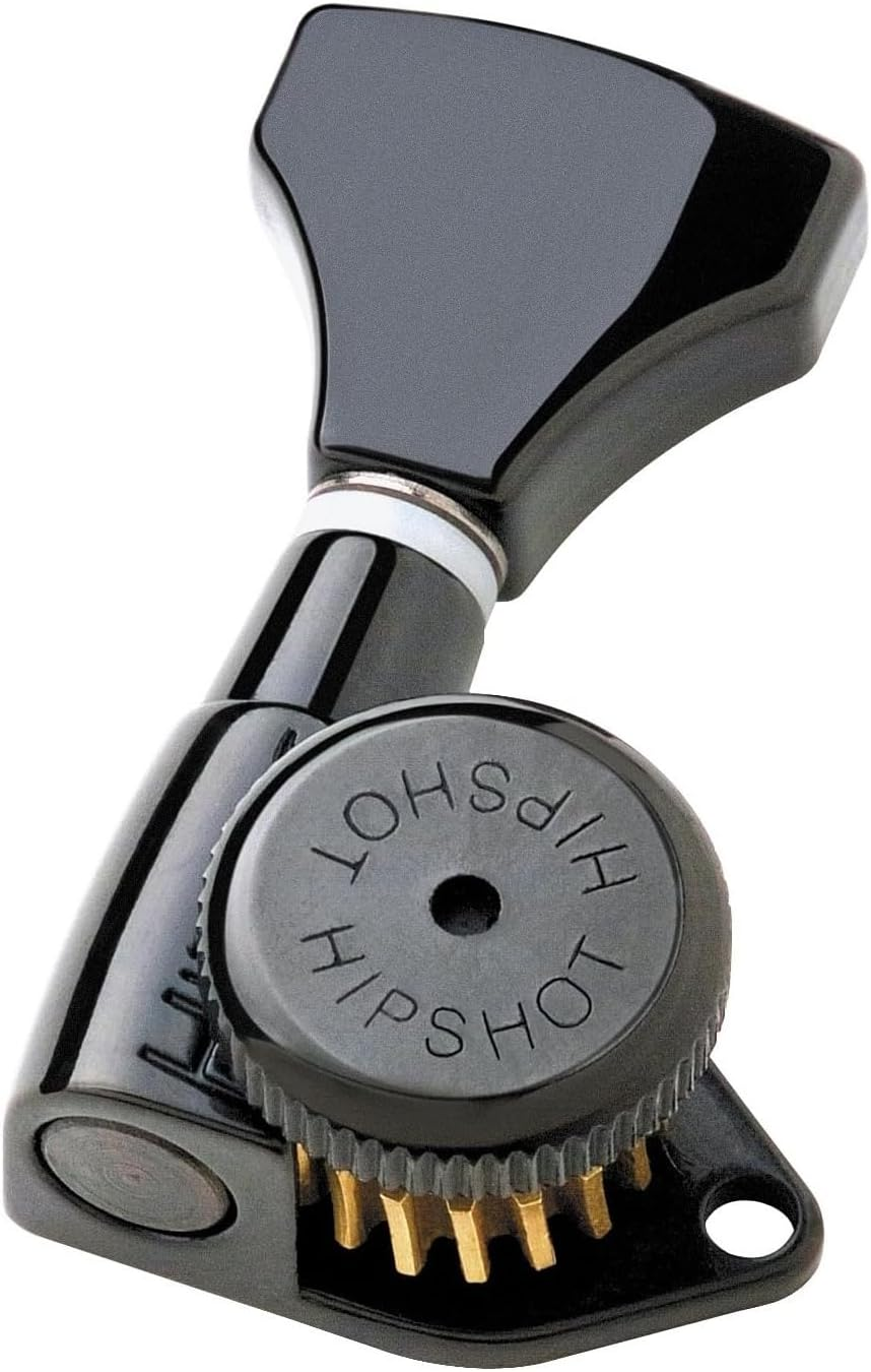 Hipshot 6GLO Grip-Lock Locking Guitar Tuning Machines 3+3 Chrome