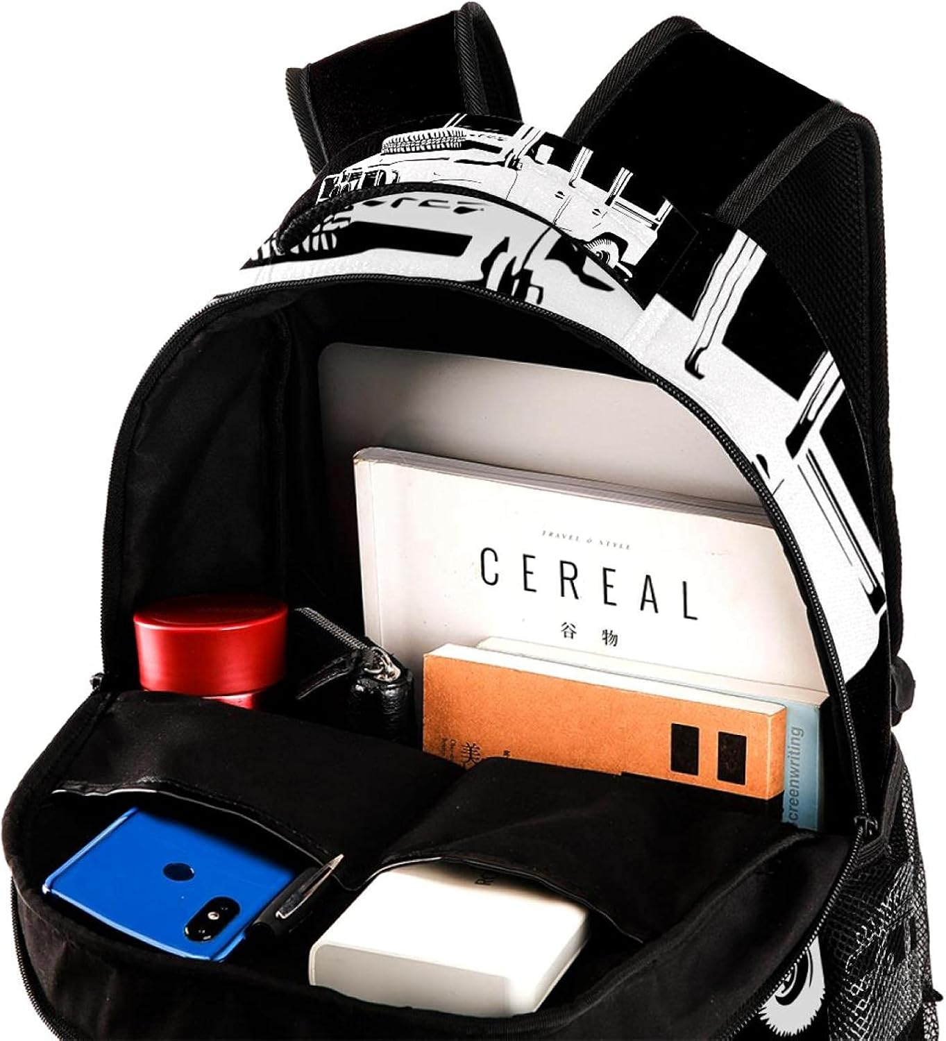 Truck Backpack Students Shoulder Bags Travel Bag College School Tote Backpacks image number 4