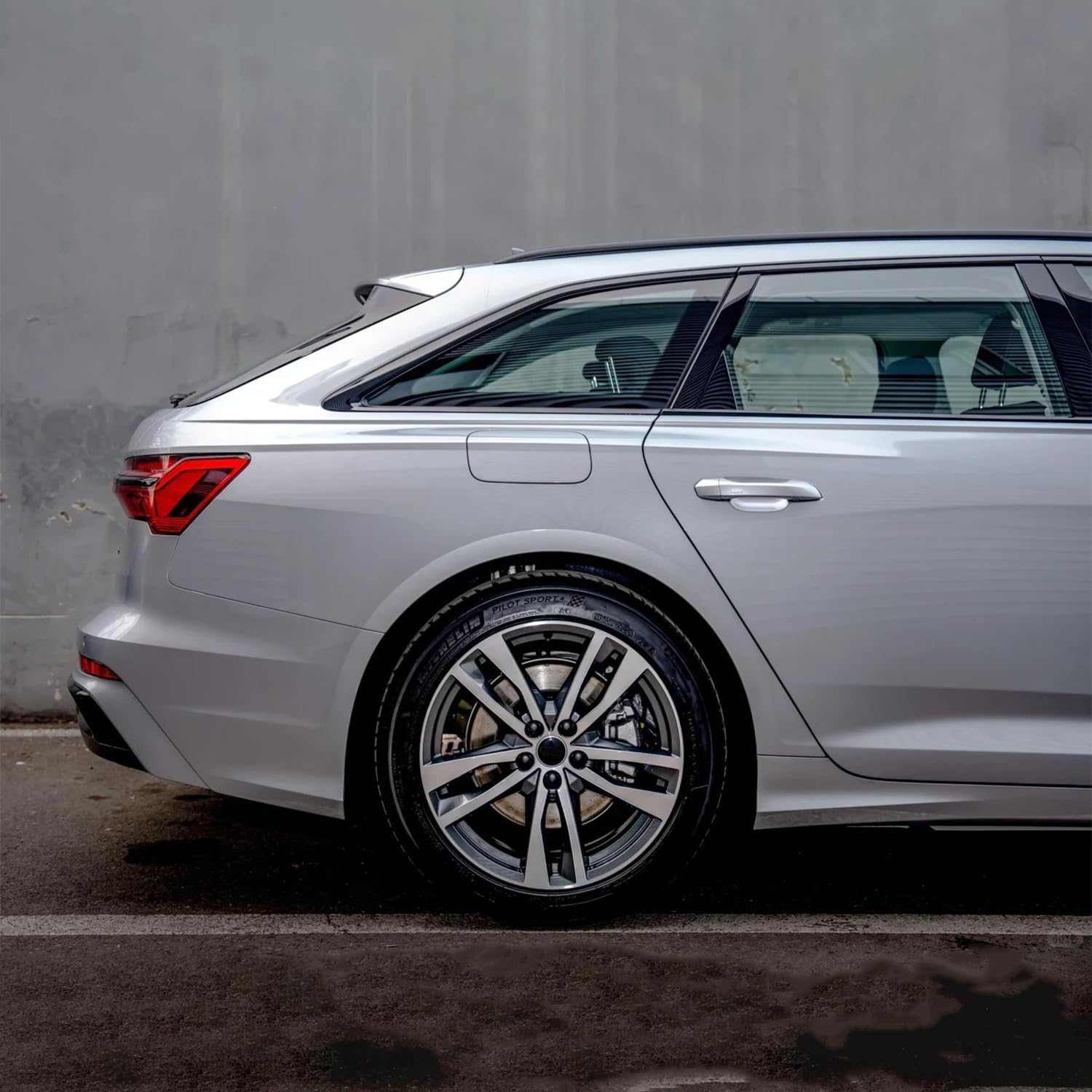 Vinyl Wrap Car Wrap Film Roll - Air Release Self Adhesive Vehicle Interior/Exterior Sticker - Automotive Vinyl Wraps (Glitter Sliver, 1.5 X 5 Ft (45 X 150 Cm)) image number 5