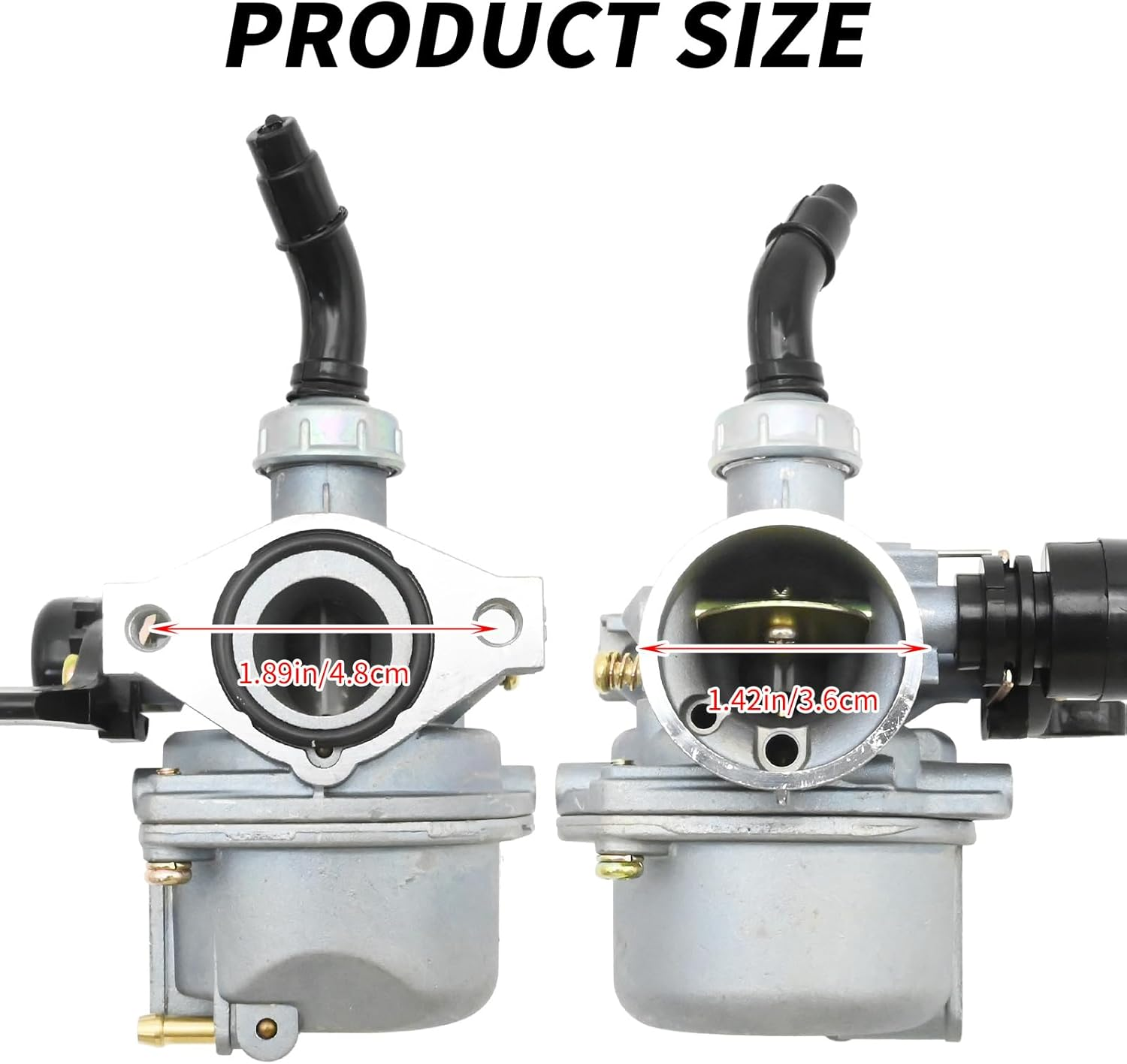 SYOWADA 19Mm Carburetor Tune up Kit, Replacement for Vehicles with 50CC 70CC 90CC 110CC 125CC ATV Dirt Bike Go Kart Engines