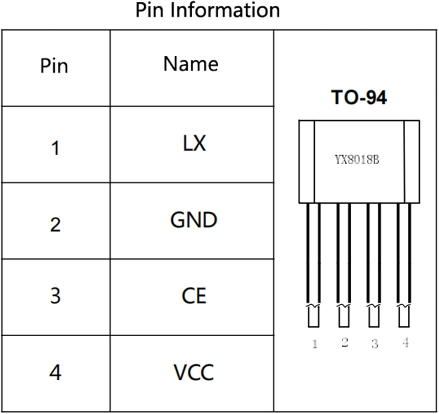 Auto-Plaza 50PCS YX8018 1.2V 30Ma Solar Lawn Light Control Chip LED Driver Solar Garden Light Transistor TO-94 Electronic Component image number 2