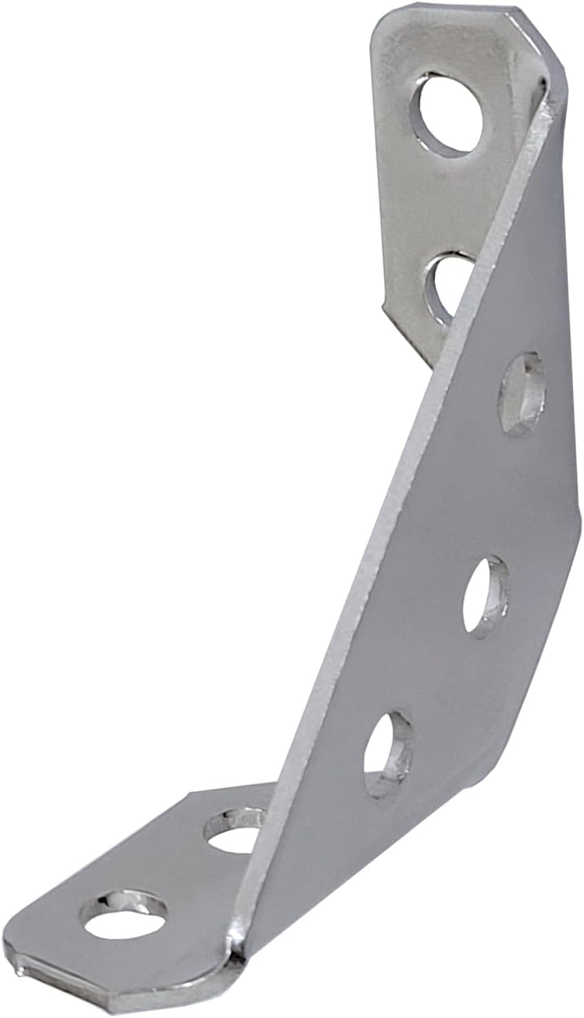 Stainless Steel Thickness Multifunction Triangle Corner Brace, Universal Furniture Corner Connector Angle Bracket Support with Screws Angle Fasten Connector Furniture Triangle Support Frame (96)