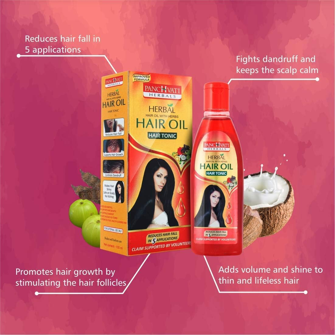 Panchvati anti Cellulite Shape Cream 100G & Hair Oil 100 Ml image number 3