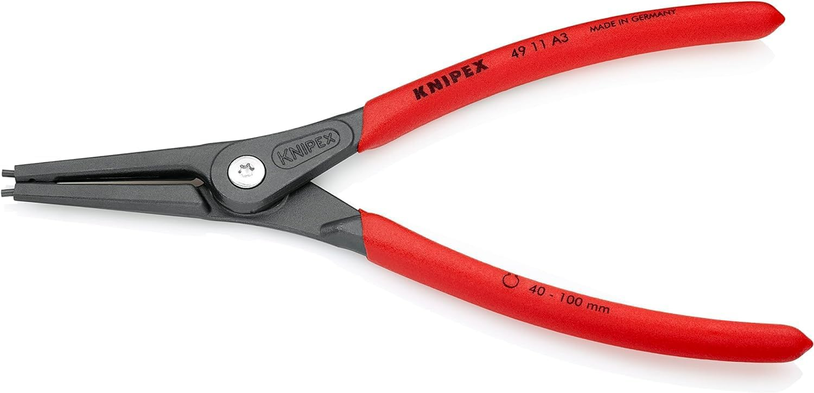 Knipex 49 11 A3 Precision Circlip Pliers for External Circlips 40-100Mm image number 5