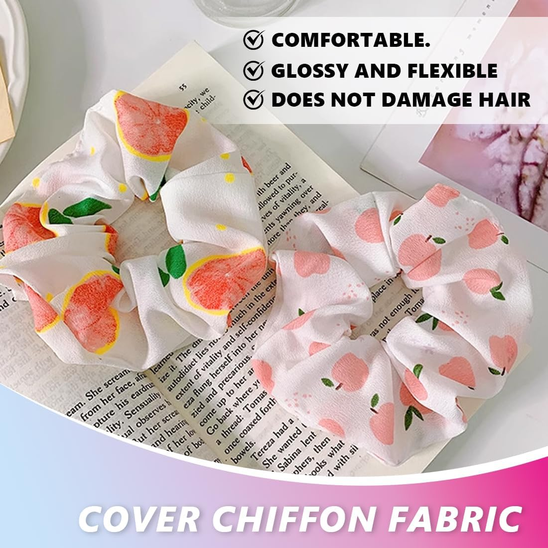 Pack of 10 Hair Bobbles Soft Elastic Colourful Elastic Hair Bands for Girls Women Hair Accessories image number 2