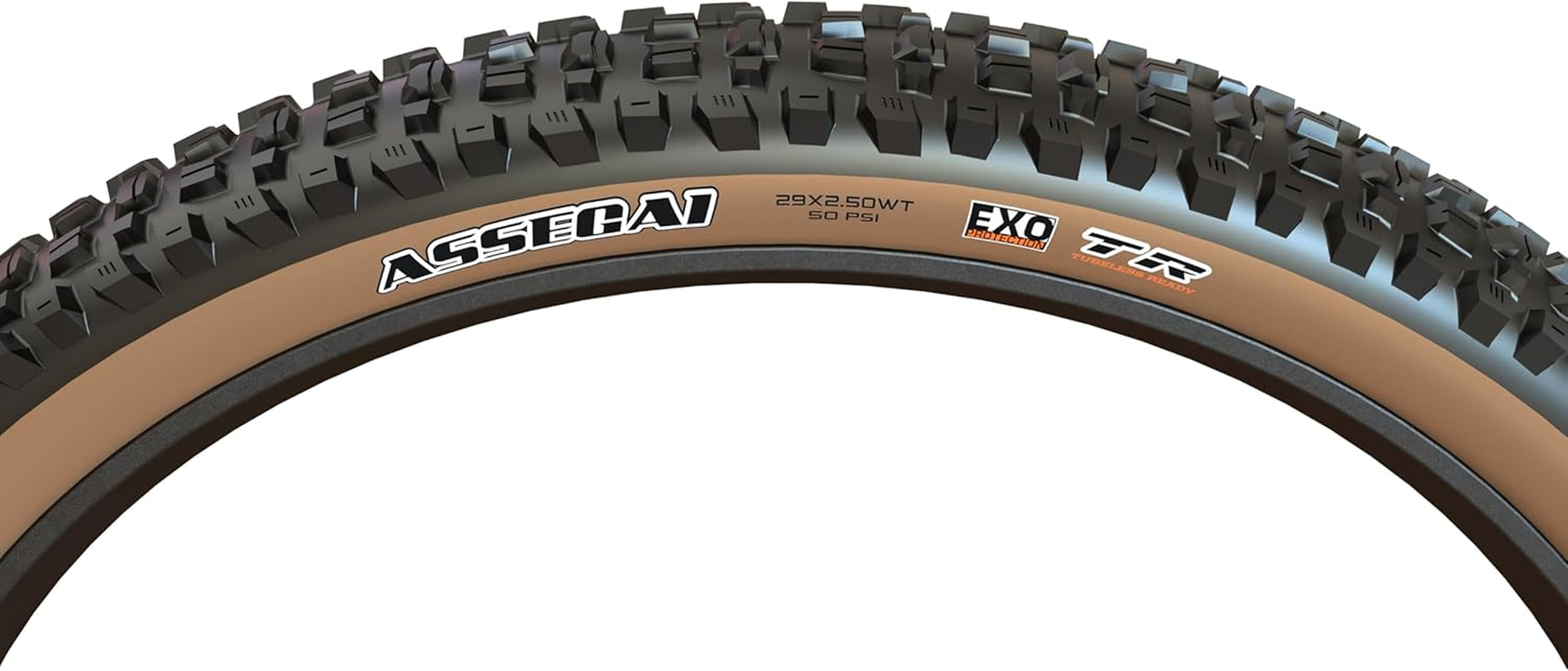 Maxxis Assegai - Dual Compound - 27.5, 29 - EXO - E25 Rating, Tubeless | Supreme Braking and Cornering Traction