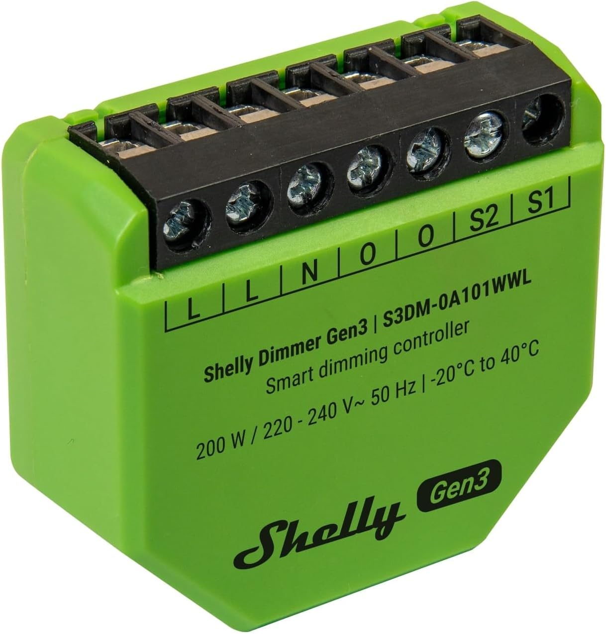 SHELLY 3 X Flush Mounted Dimmer Gen3