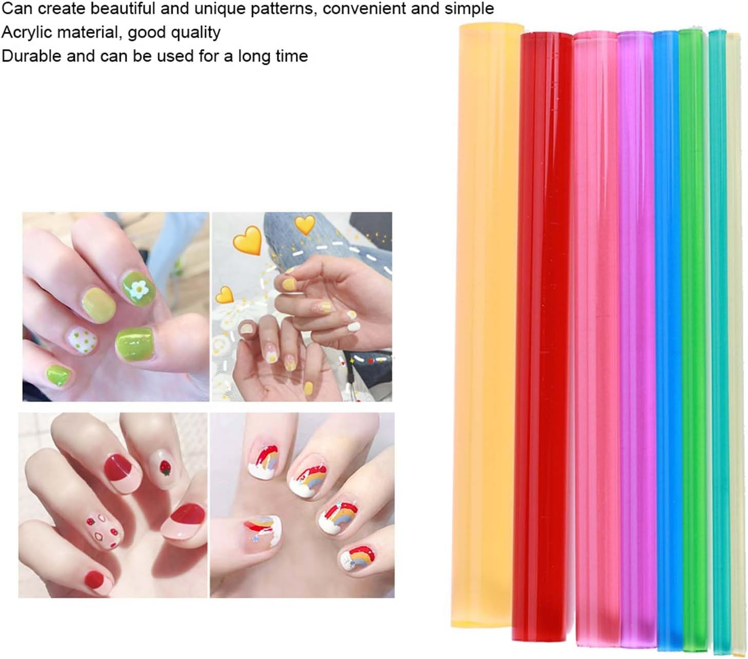 Watris Veiyi 8Pcs Dotting Painting Tool, Acrylic Stick Mandala Dotting Pen, Dotting Tools for Stones for Carving Ceramic Nail Art image number 1