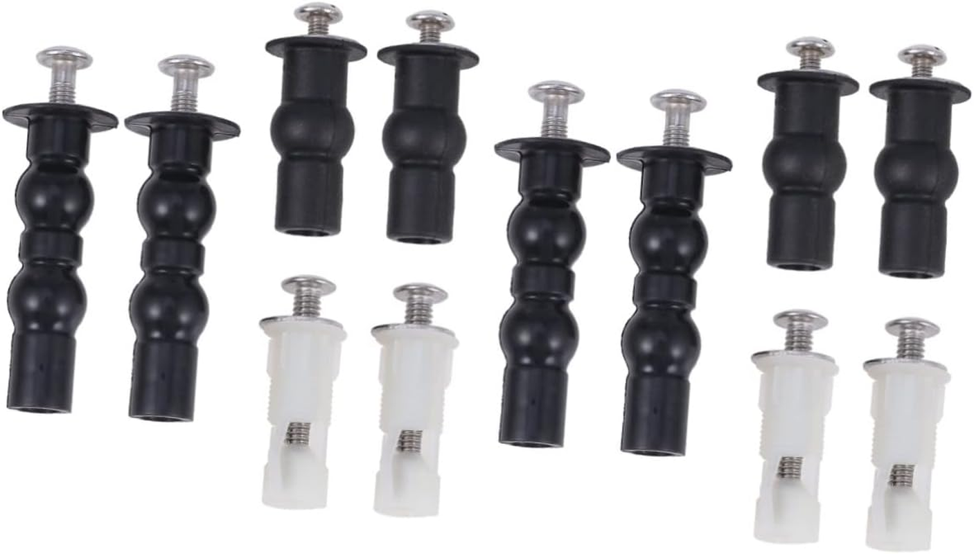 STOBAZA Toilet Lid Screw Fixed Fittings Pack Rubber Nylon Expansion Screws for Toilet Accessories Bathroom Wc Seat Repair