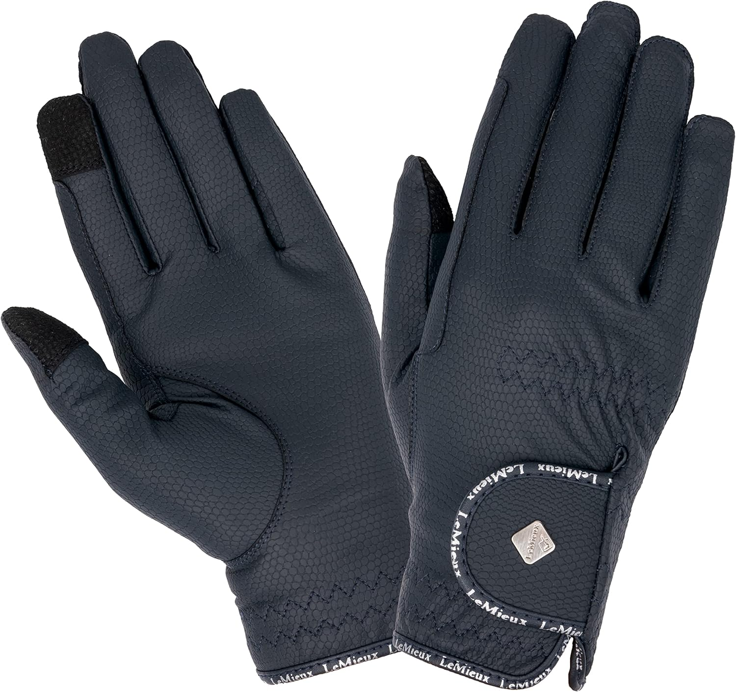 Lemieux Pro Touch Classic Leather Riding Gloves - Black