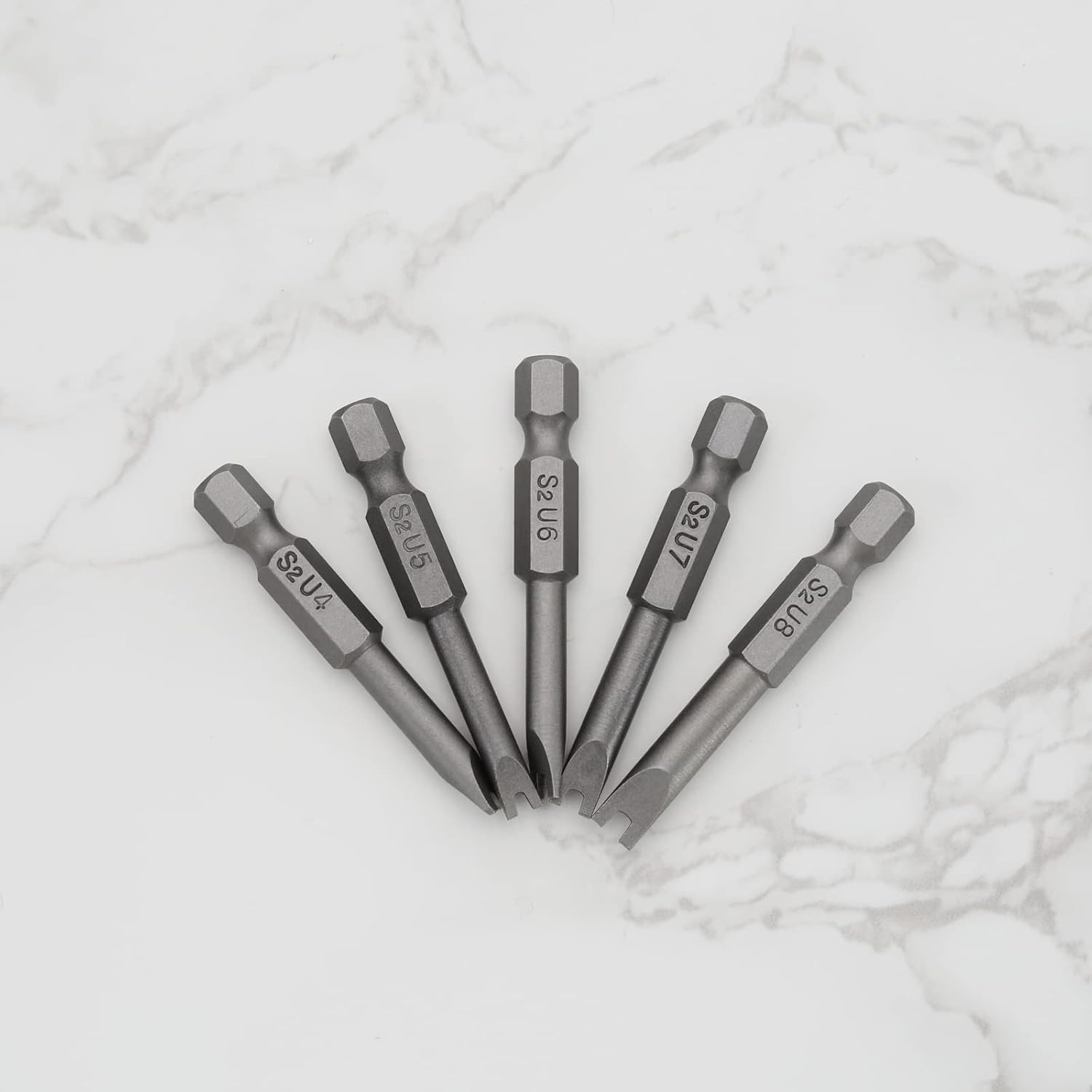 SING F LTD 5Pcs U-Shape Magnetic Screwdriver Bit Set U4 U5 U6 U7 U8 U-Shaped Drill Bit Accessories for Electric Screwdrivers Manual Screwdrivers Electric Drills image number 2