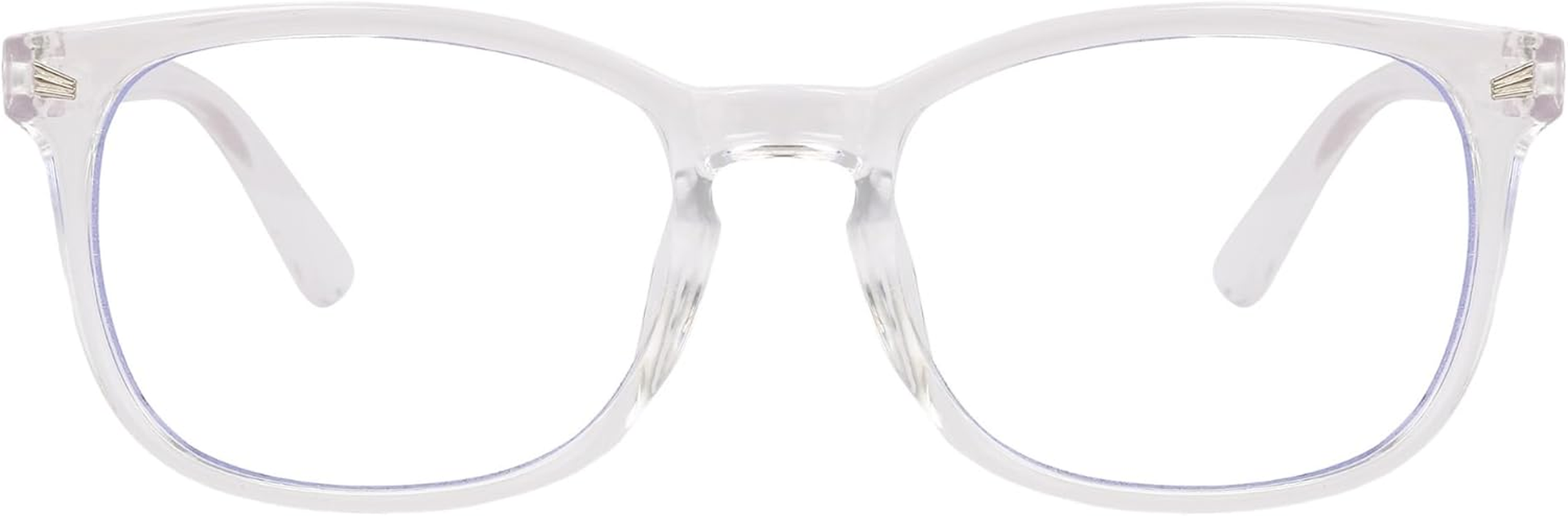 Blue Light Blocking Glasses | Computer Reading/Gaming/Tv/Phones Glasses for Men Women | Night Driving UV Glare Glasses, * Black-Matte | Clear, Medium